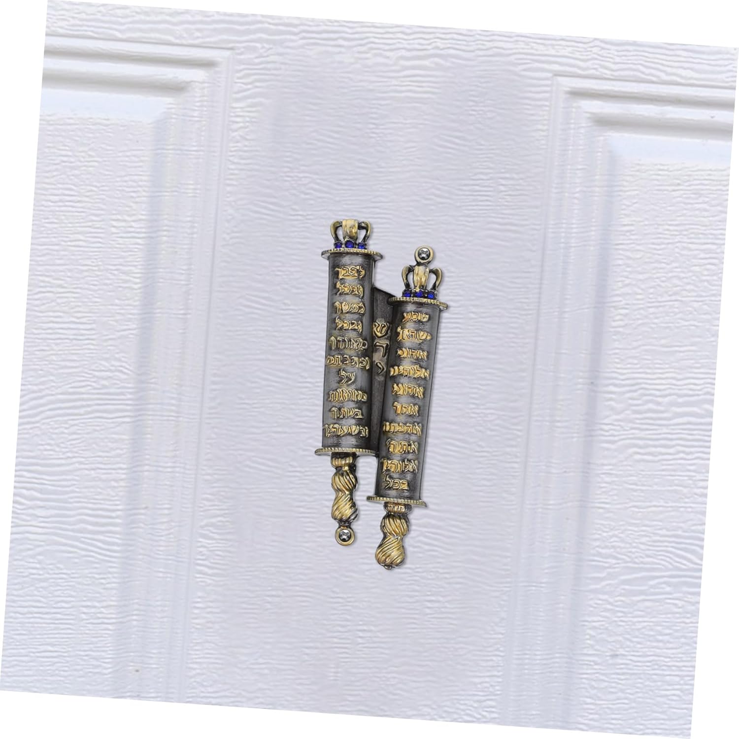 Sosoport Metal Mezuzah Scroll for Door