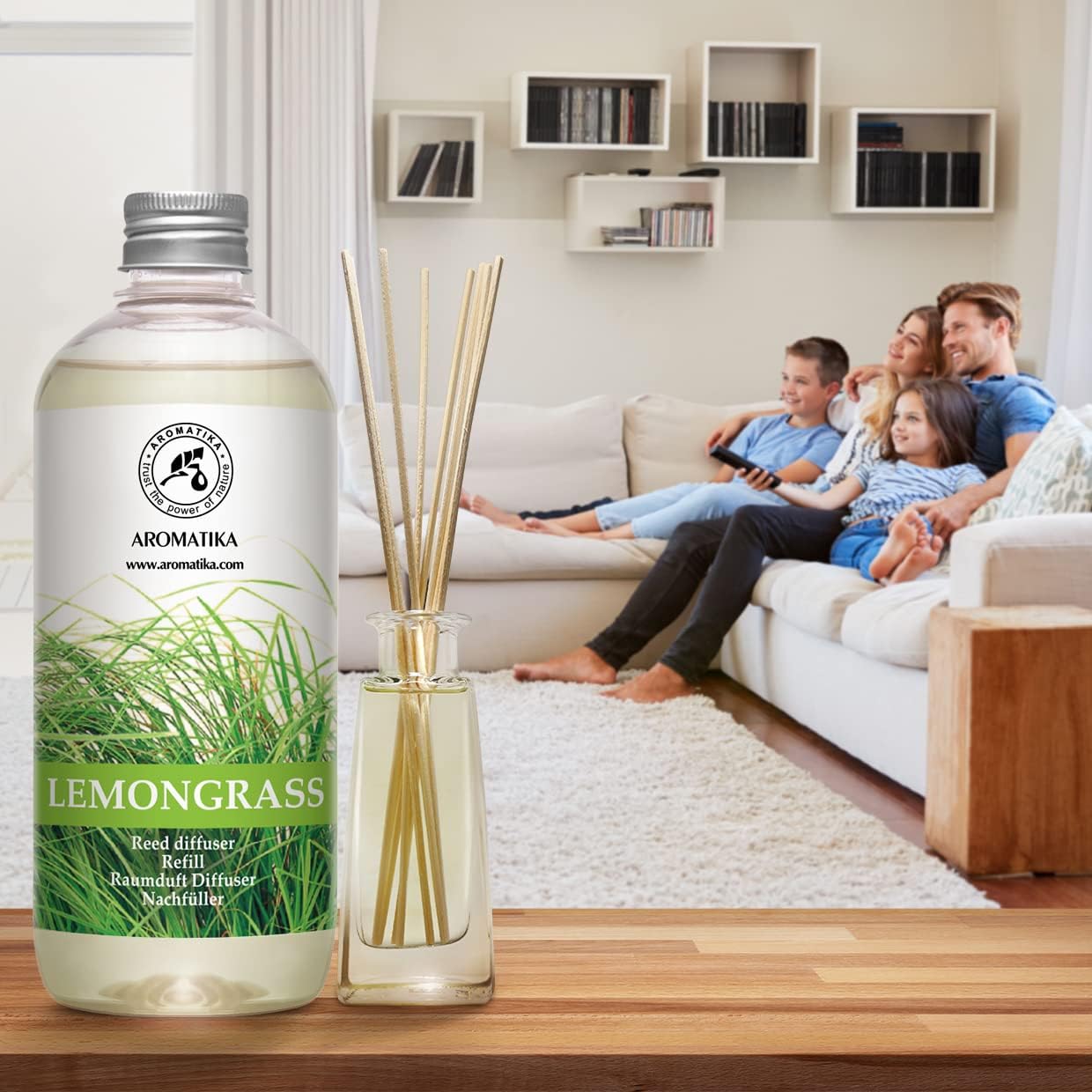 Lemongrass Diffuser Refill 34 Fl Oz - Fresh Aroma