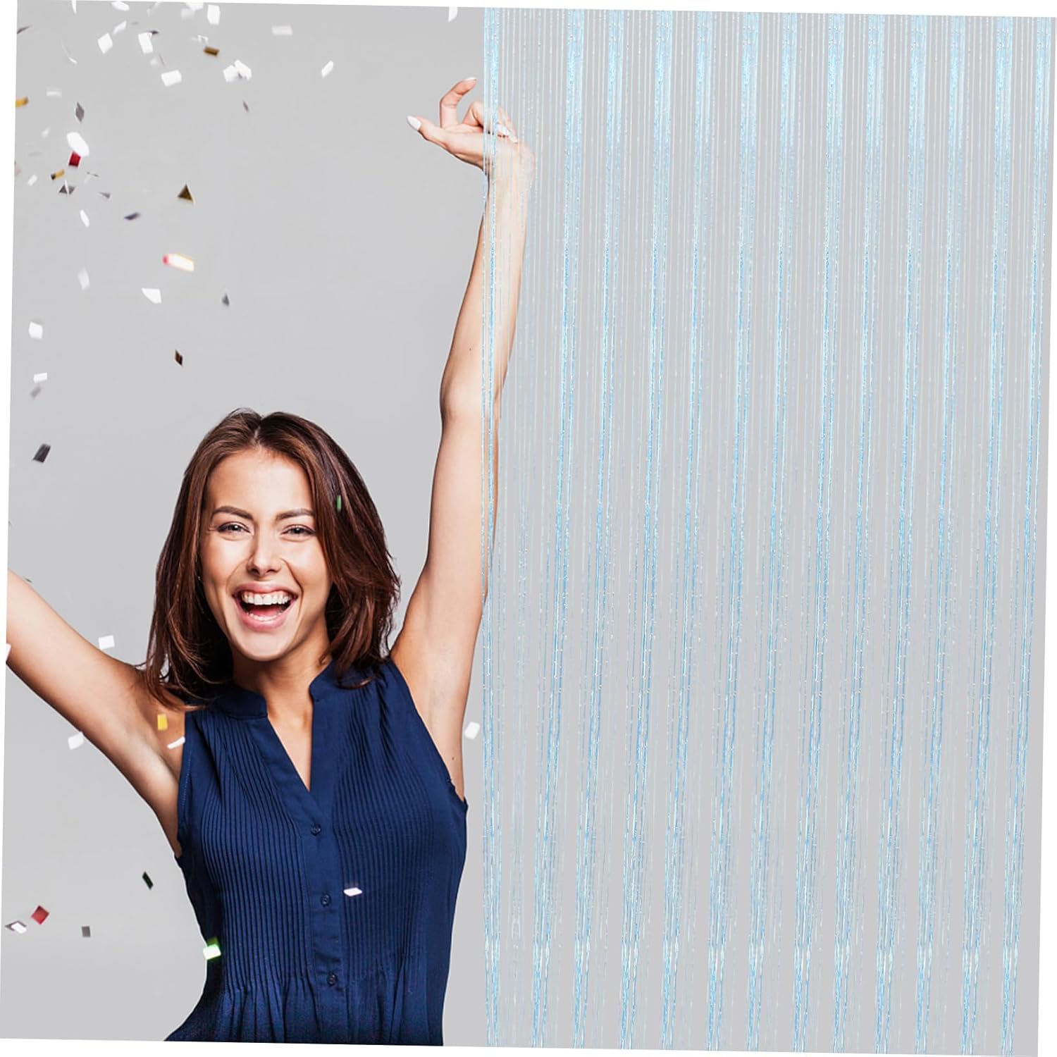 Funomocya Beaded Door Curtains 2 Pack Decorator Panels