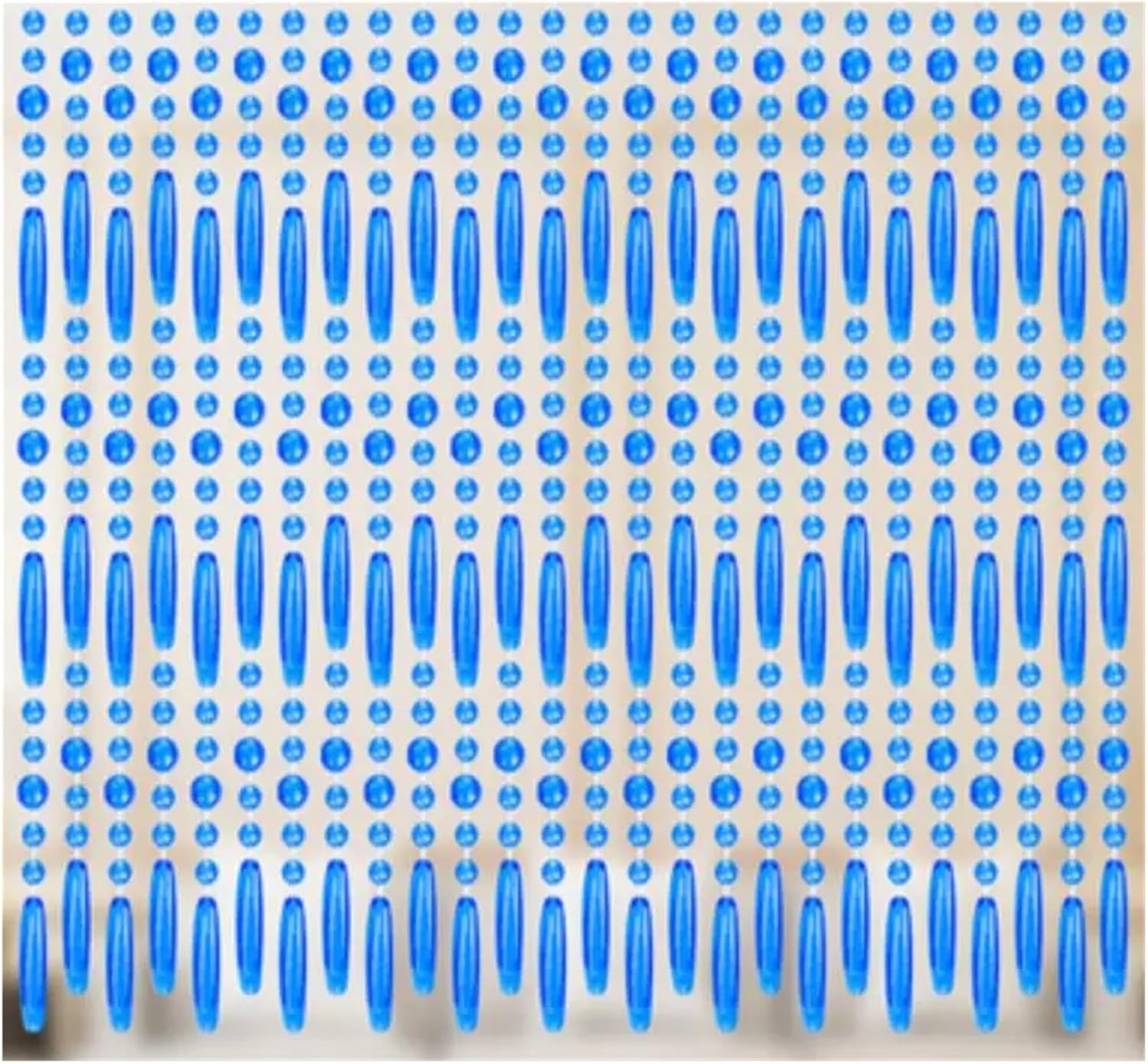 Blue Crystal Bead Curtain for Living Room Partition