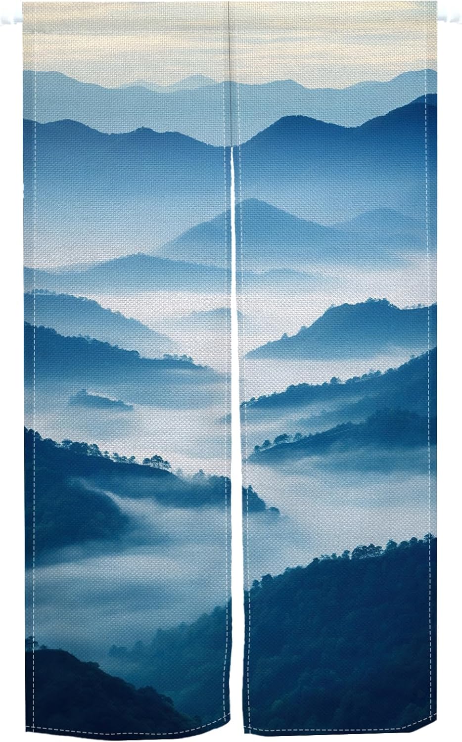 Leowefowa Japanese Noren Doorway Curtain Panel