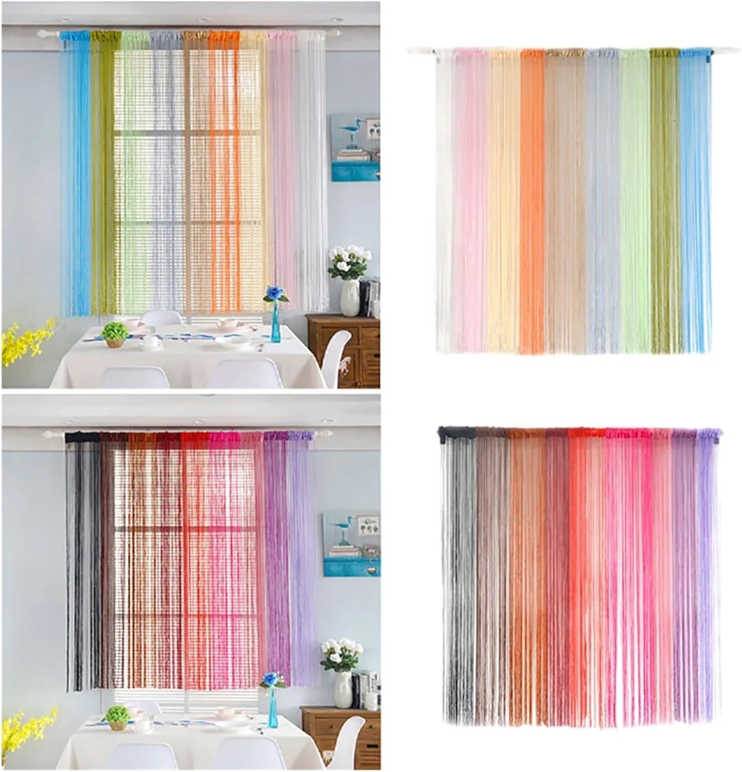 String Curtain for Doorway Window Decor Room Divider