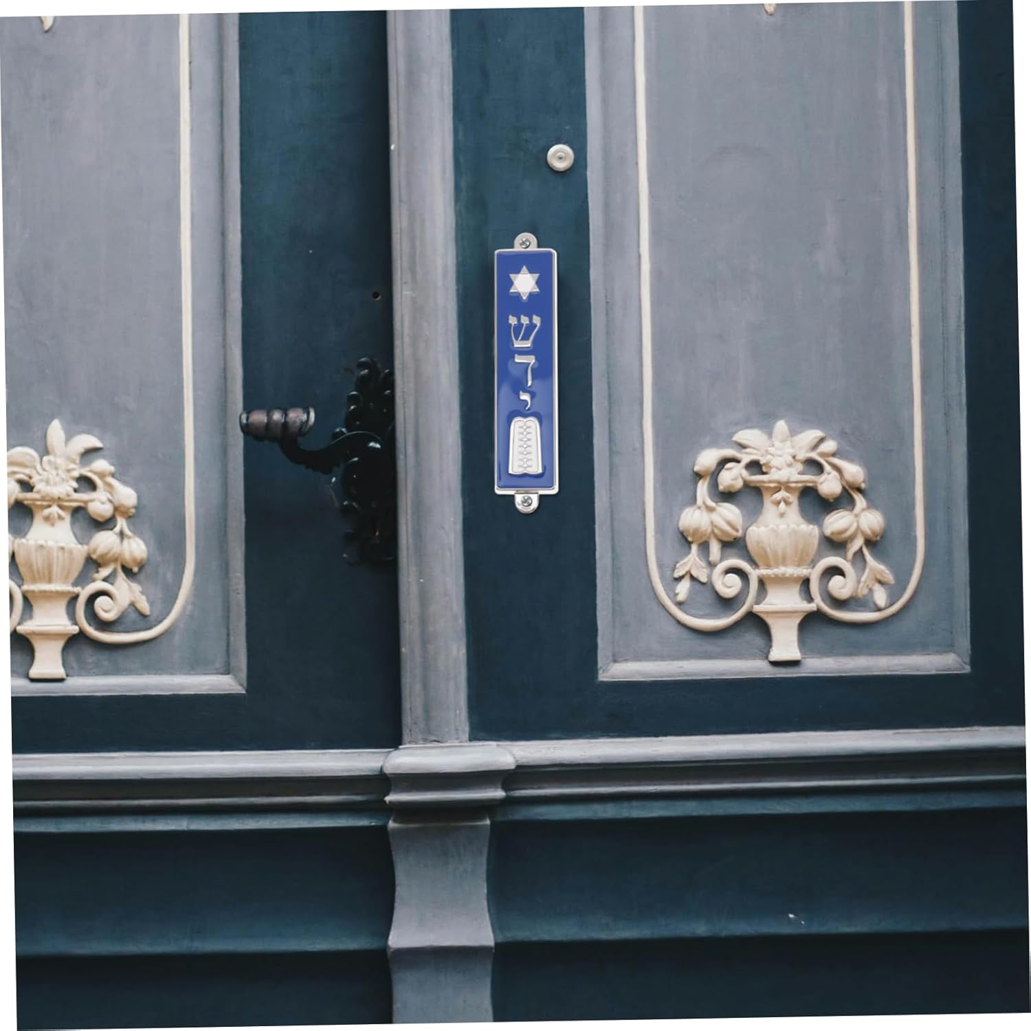 BIUDECO Decorative Mezuzah with Scroll for Home and Office