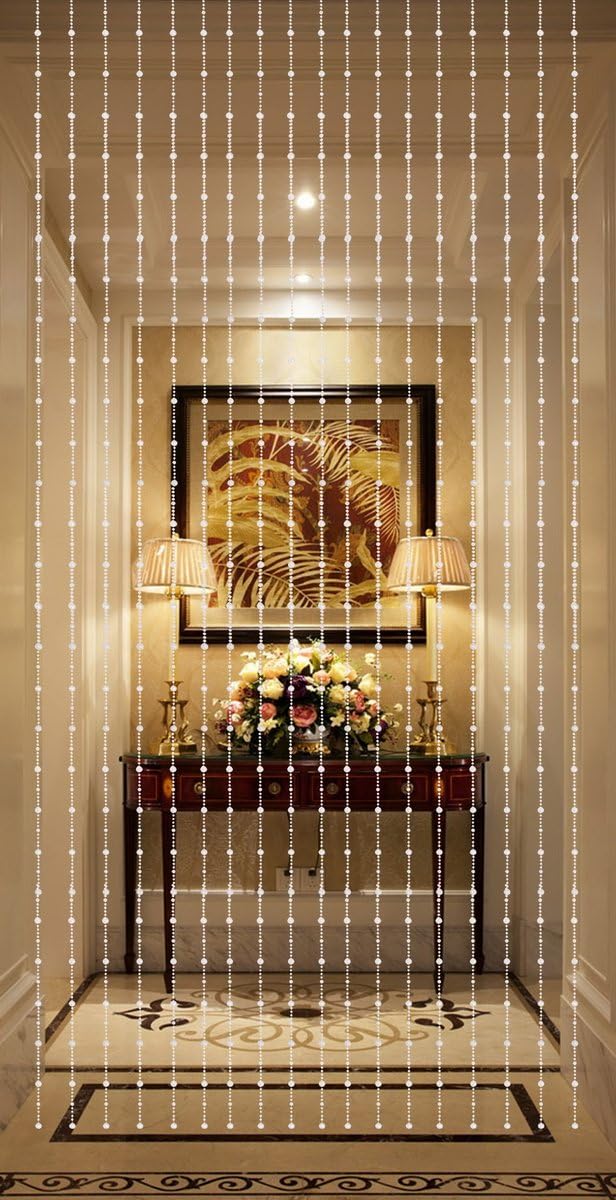 THY COLLECTIBLES Acrylic Beaded Curtain for Windows and Doorways