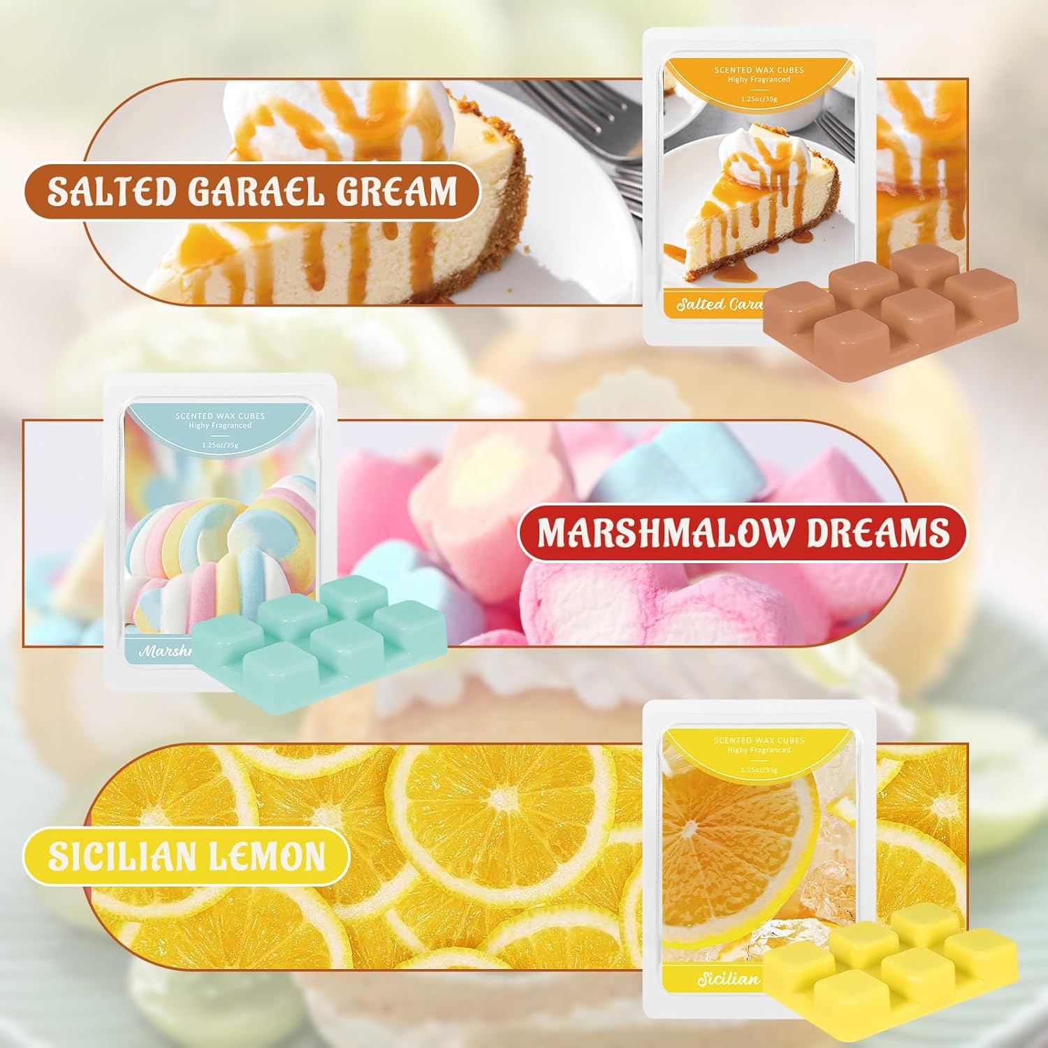 SCENTORINI Fall Scented Wax Melts 6 Pack