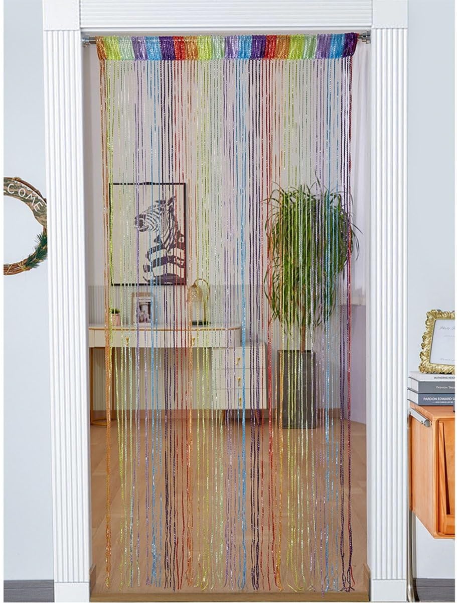 MObyat Glitter Beaded Door Curtain 394x787in
