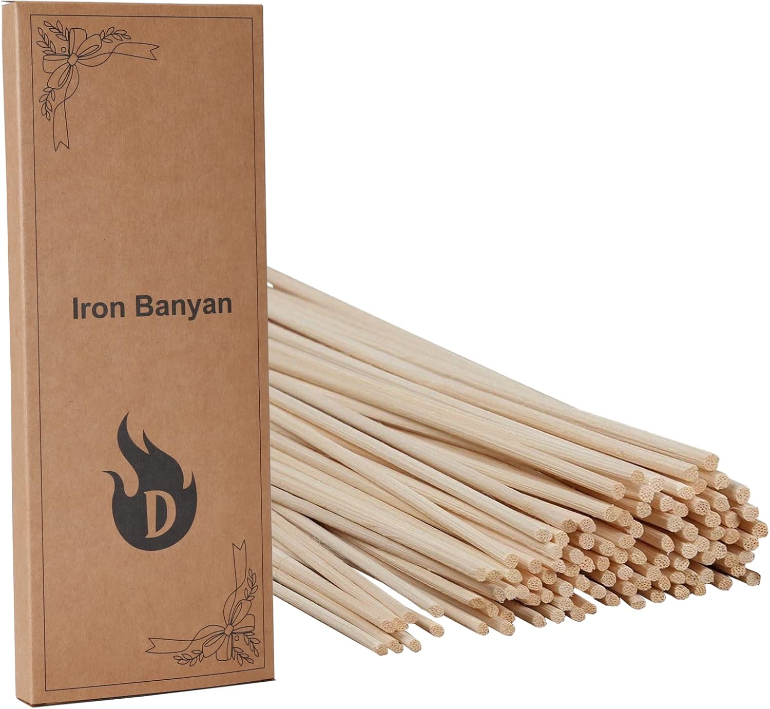 100PCS 10 Inch Natural Rattan Reed Diffuser Sticks