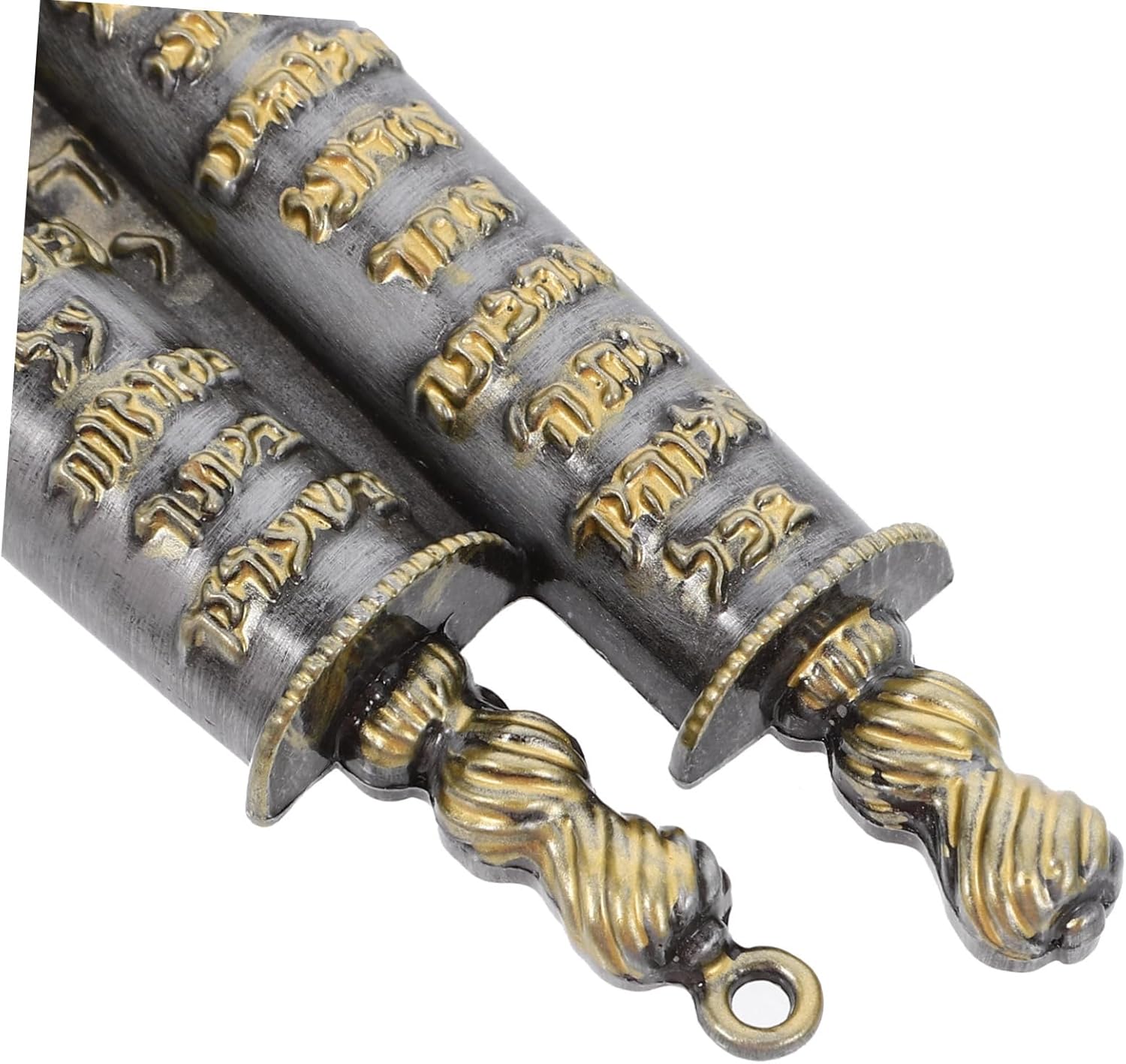 PRETYZOOM Pewter Mezuzah Case Waterproof Metal Judaica Decor