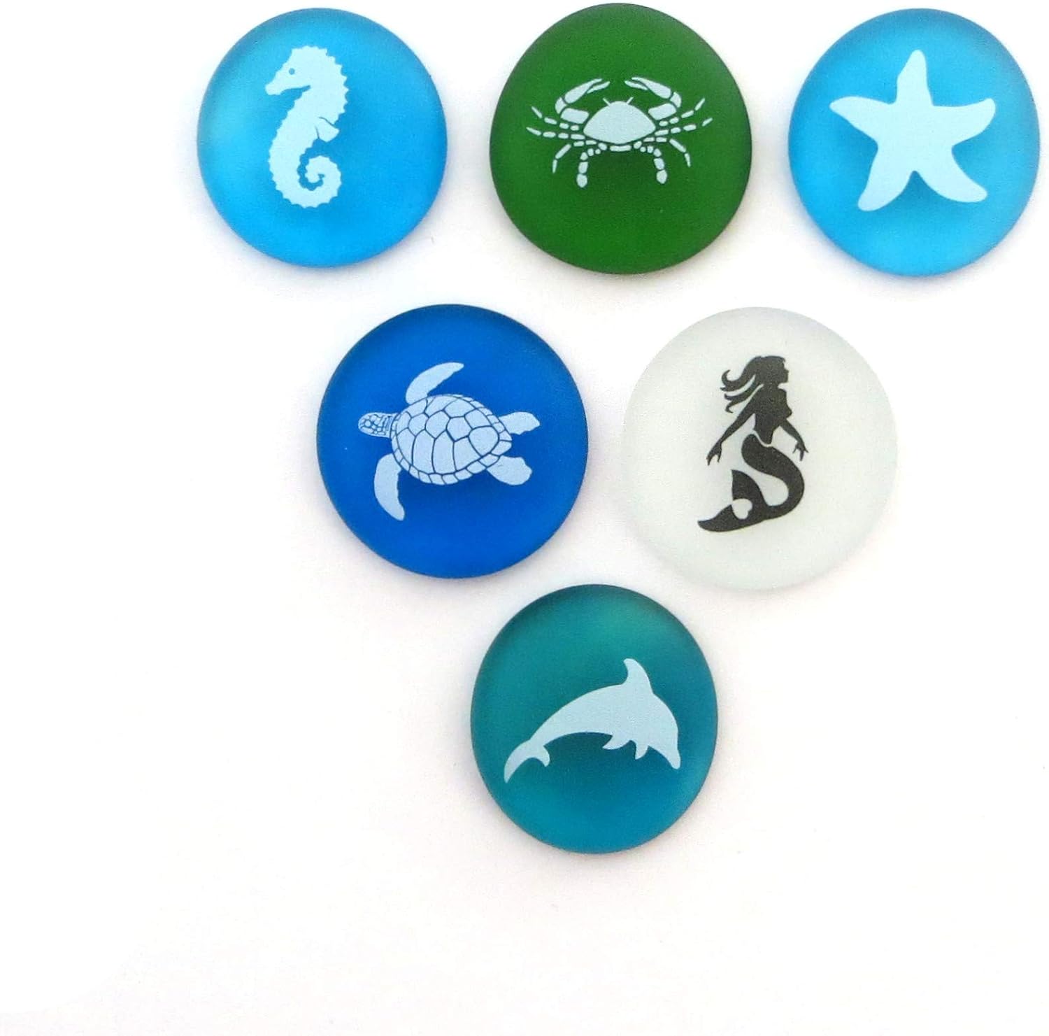 Lifeforce Glass Mermaids Message Sea Life Stones