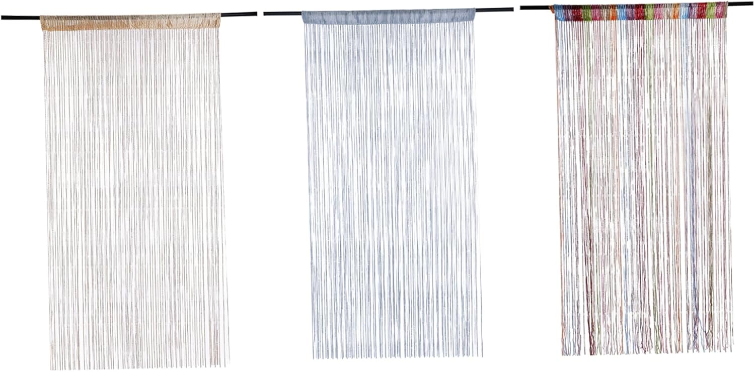 Tassel Style Door Curtain with Rainbow Colors