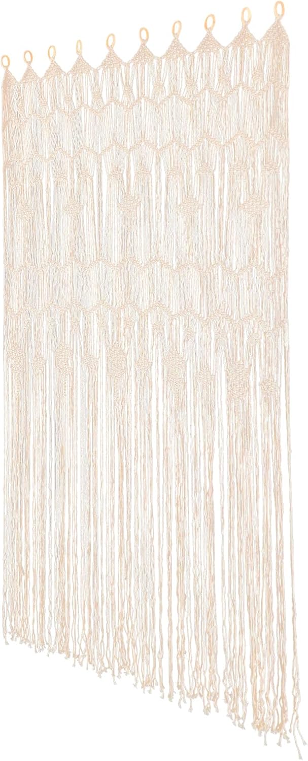 Boho Macrame Curtain 2pcs for Window or Door