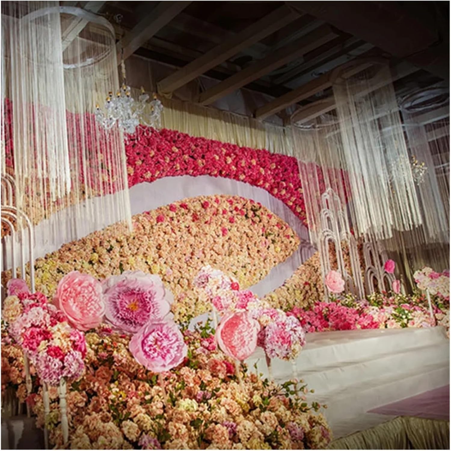 Shiny Tassel String Curtain 100x200cm