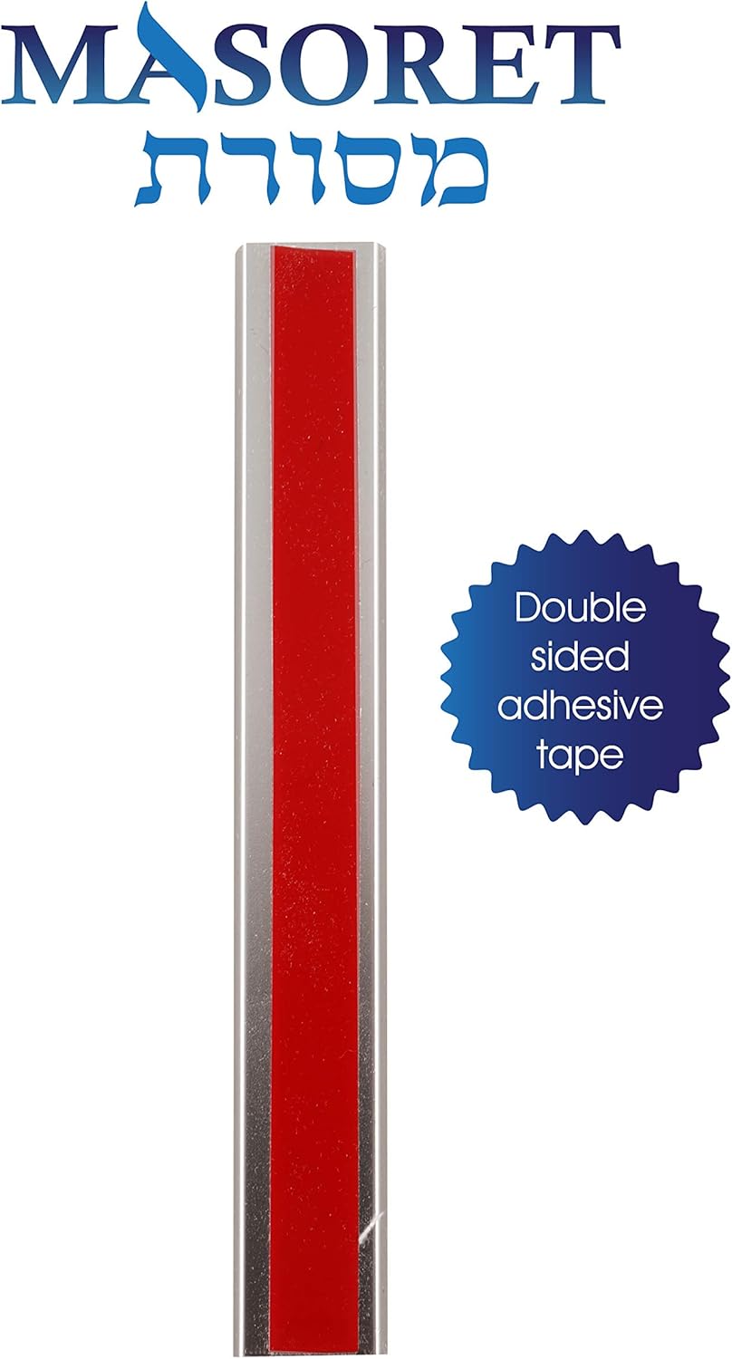 3-Piece Aluminum Door Mezuzah Holder Cases