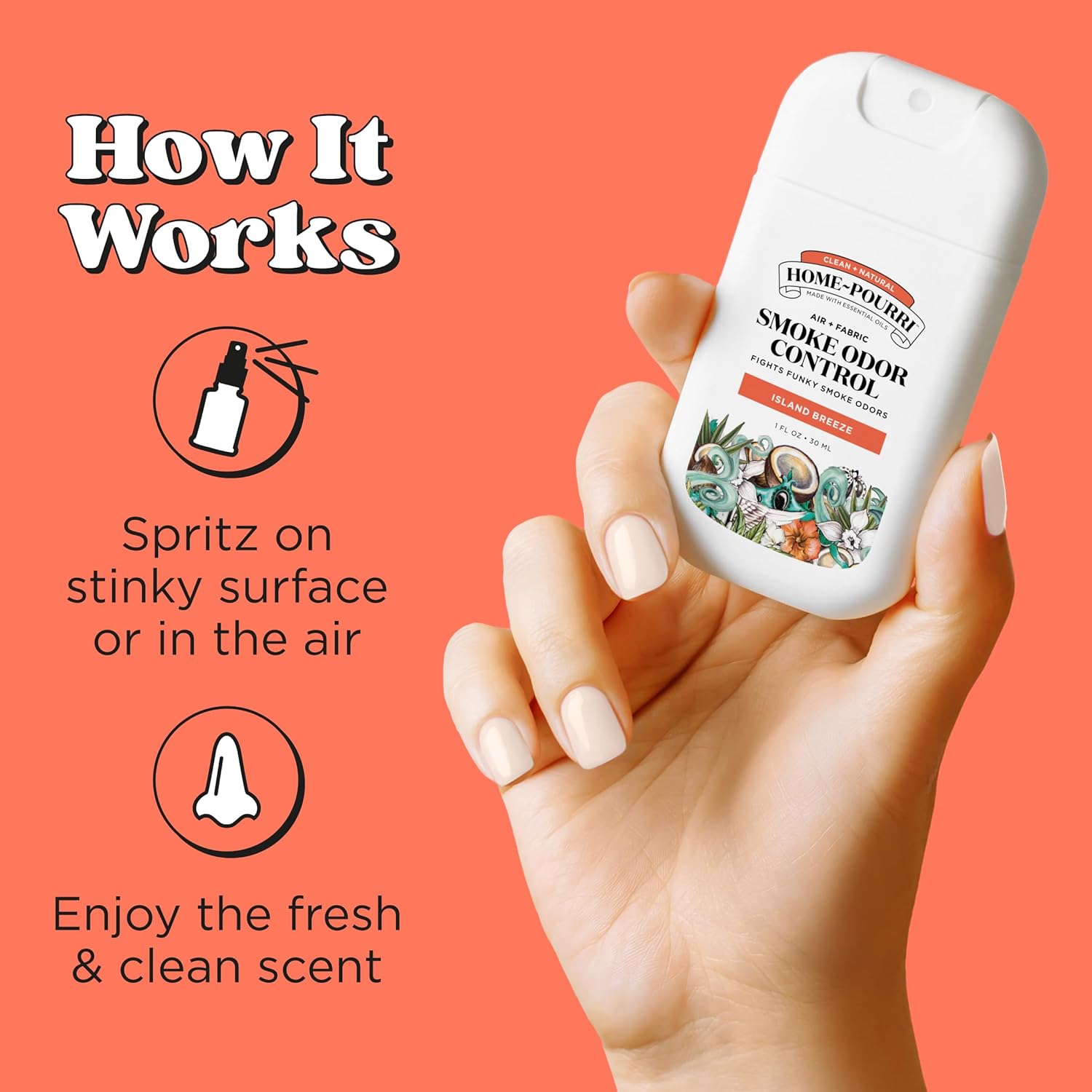 Poo-Pourri Island Breeze 30ml Pocket Home Deodorizer Spray
