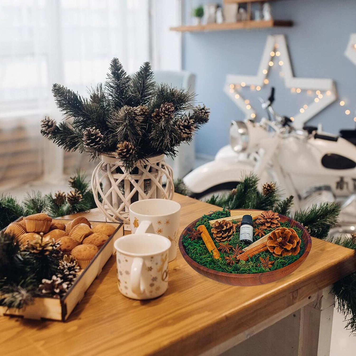 Woodland Christmas Potpourri Bowl Filler