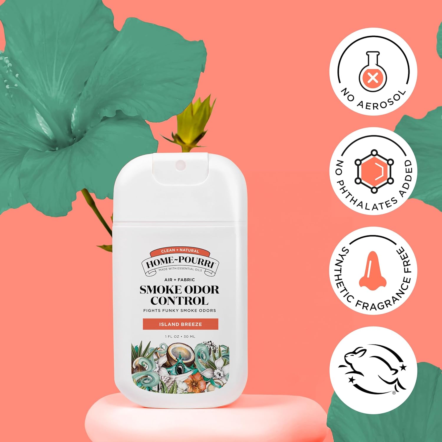 Poo-Pourri Island Breeze 30ml Pocket Home Deodorizer Spray