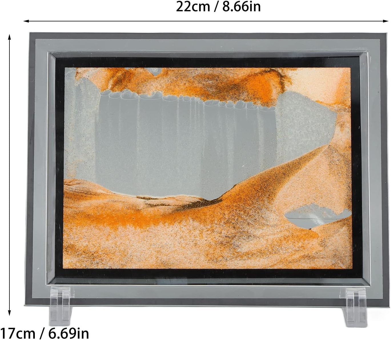 Nurnesy Moving Sand Art Painting Luxury Square Decoration