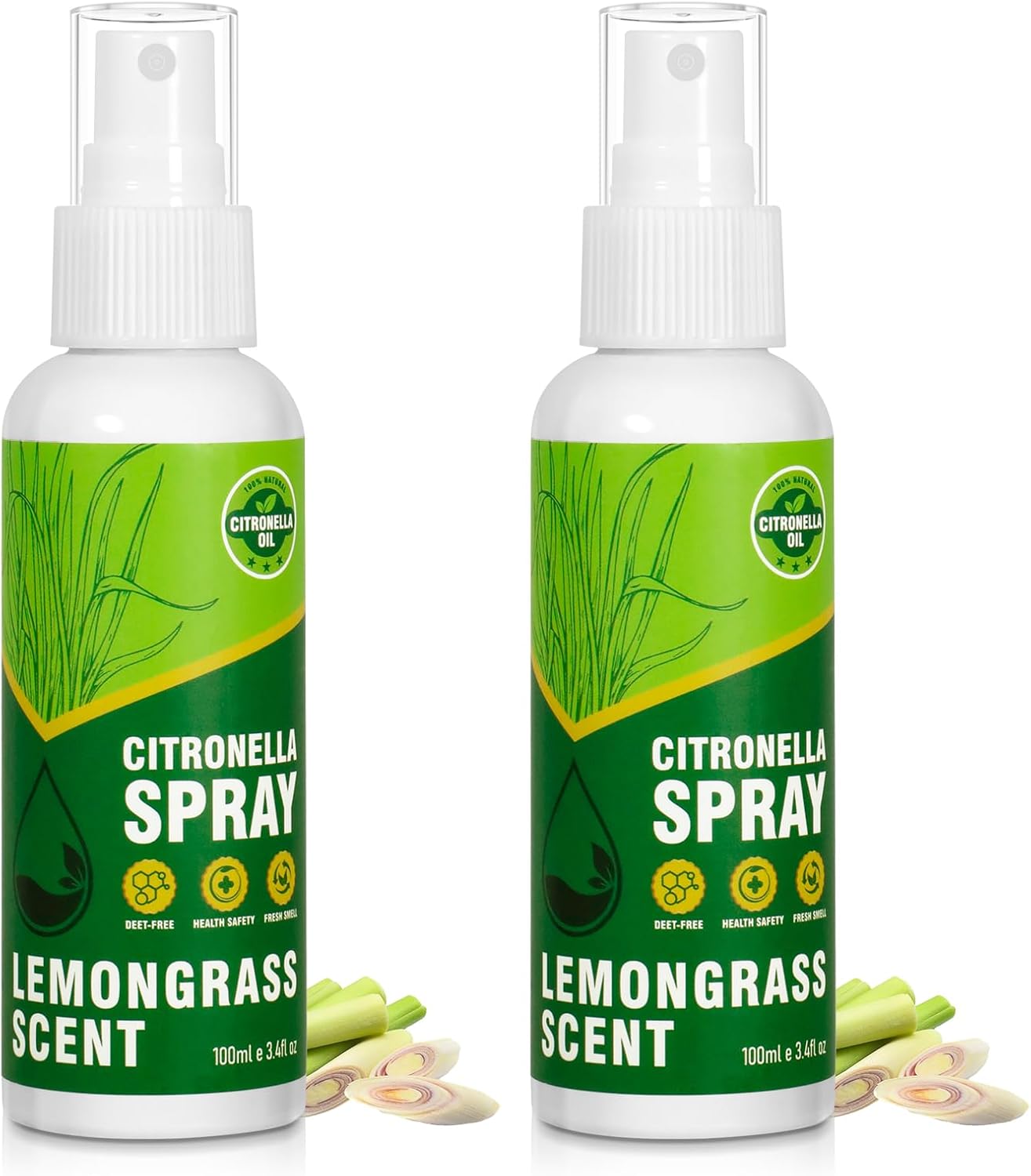 SCENTORINI Citronella Spray DEET-Free 676 Oz 2 Pack