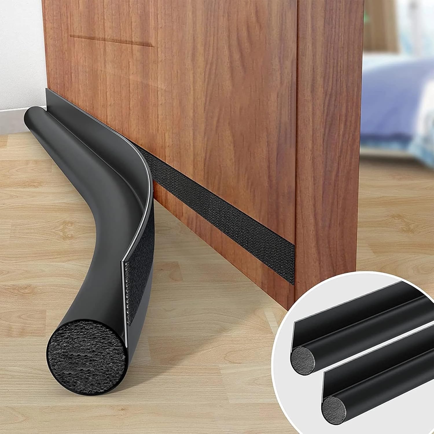 Sperrins Door Draft Stopper One Sided Cuttable Under Door Insulator