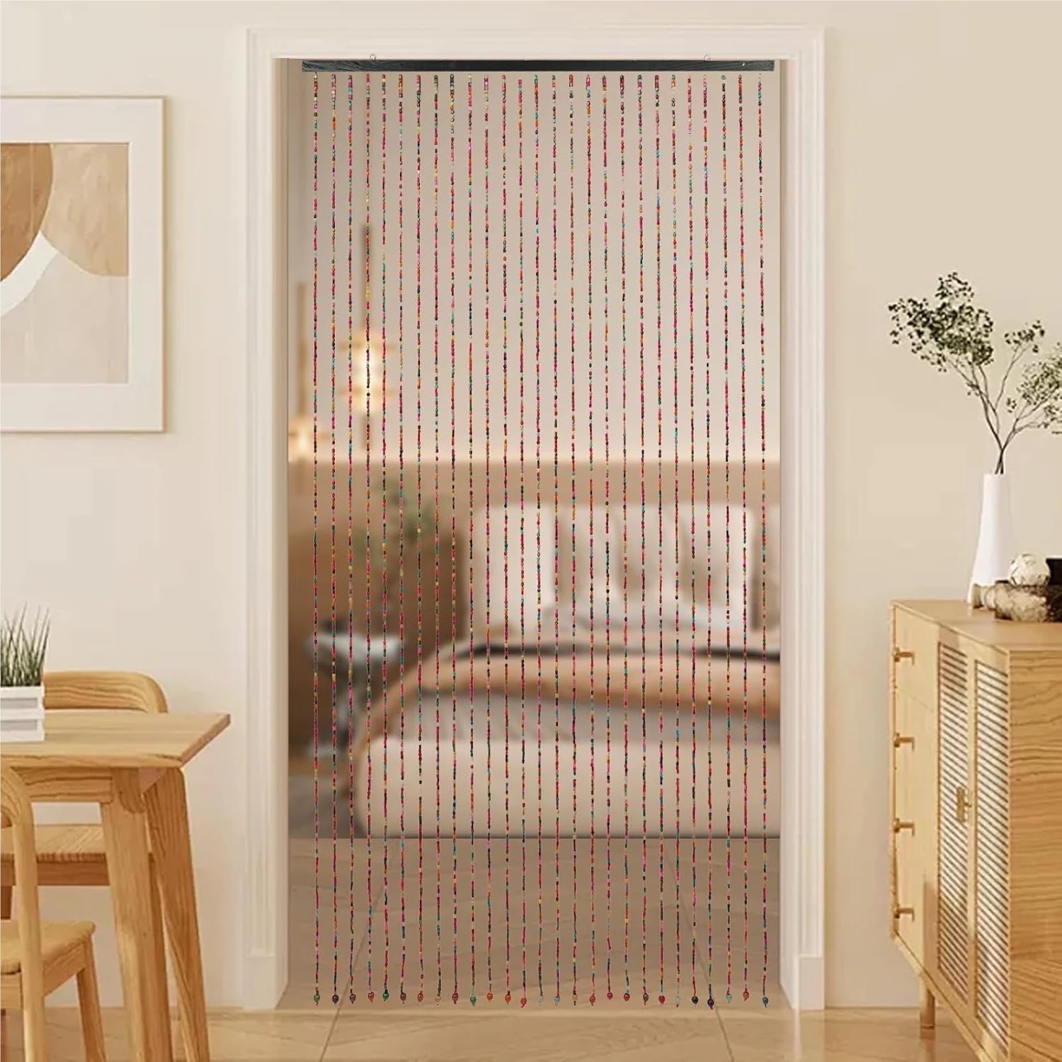 Glitter String Curtain Beaded Panel for Doorway and Room Divider