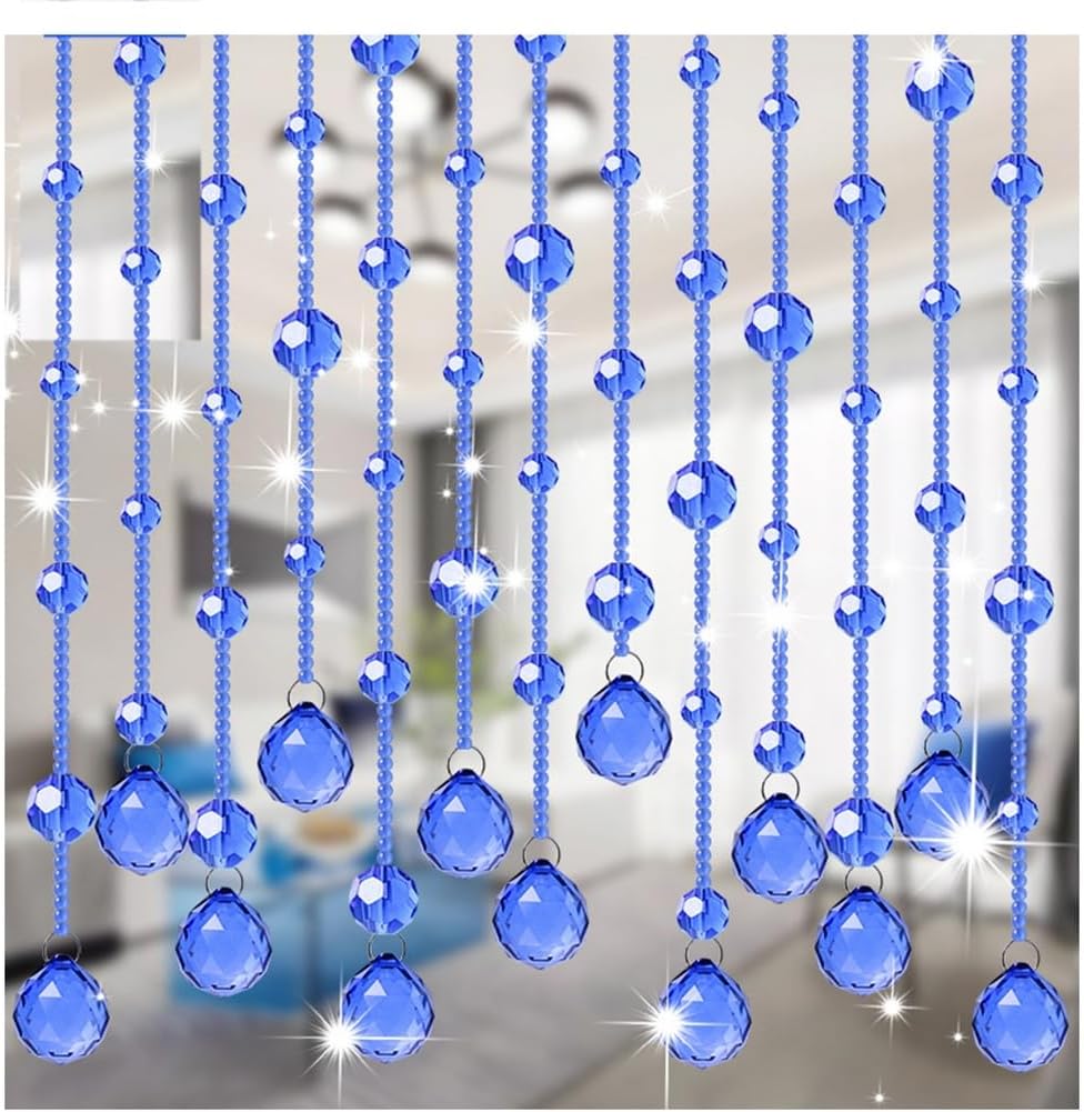 Crystal Bead Curtain 25 Strands Door Divider Wall Decor