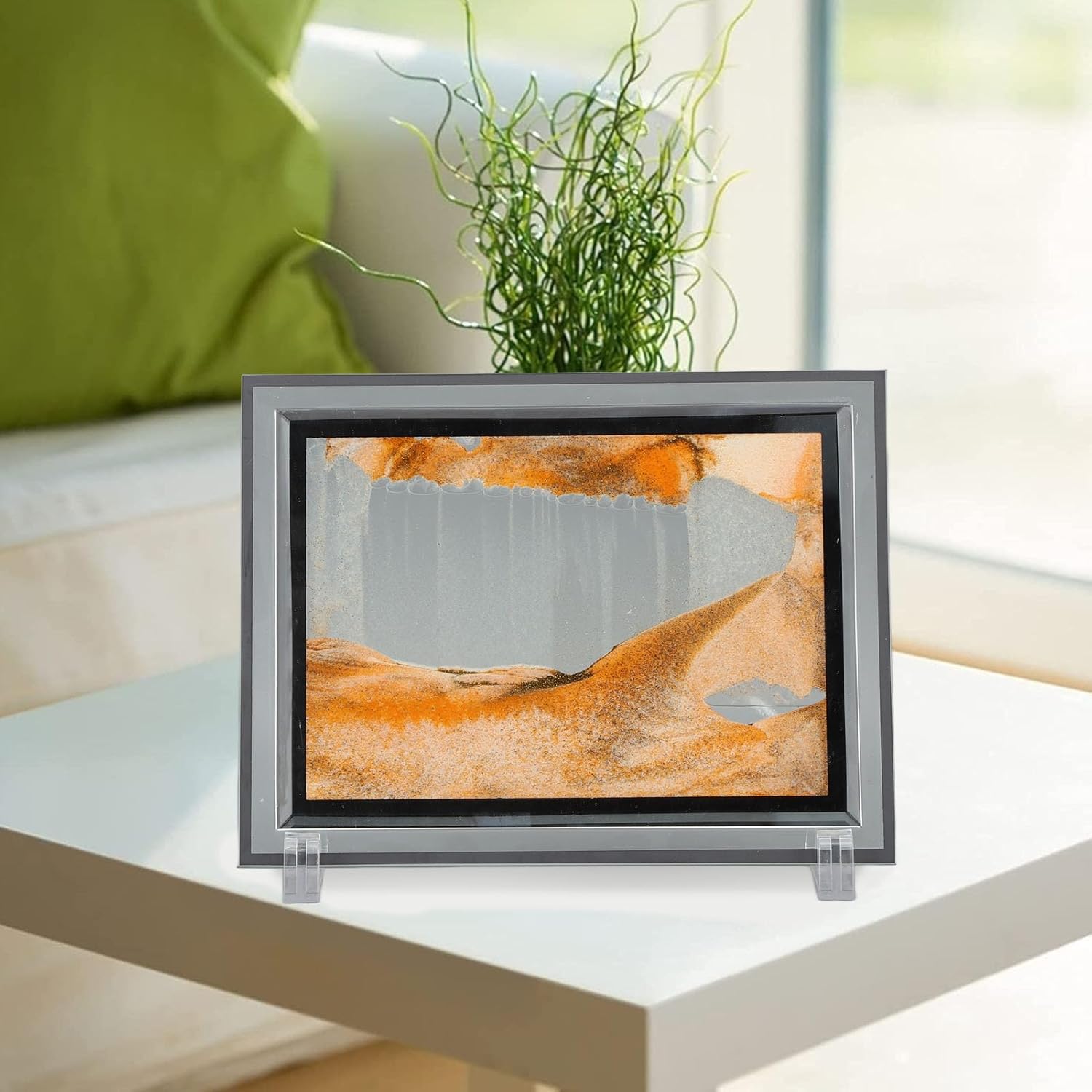 Nurnesy Moving Sand Art Painting Luxury Square Decoration