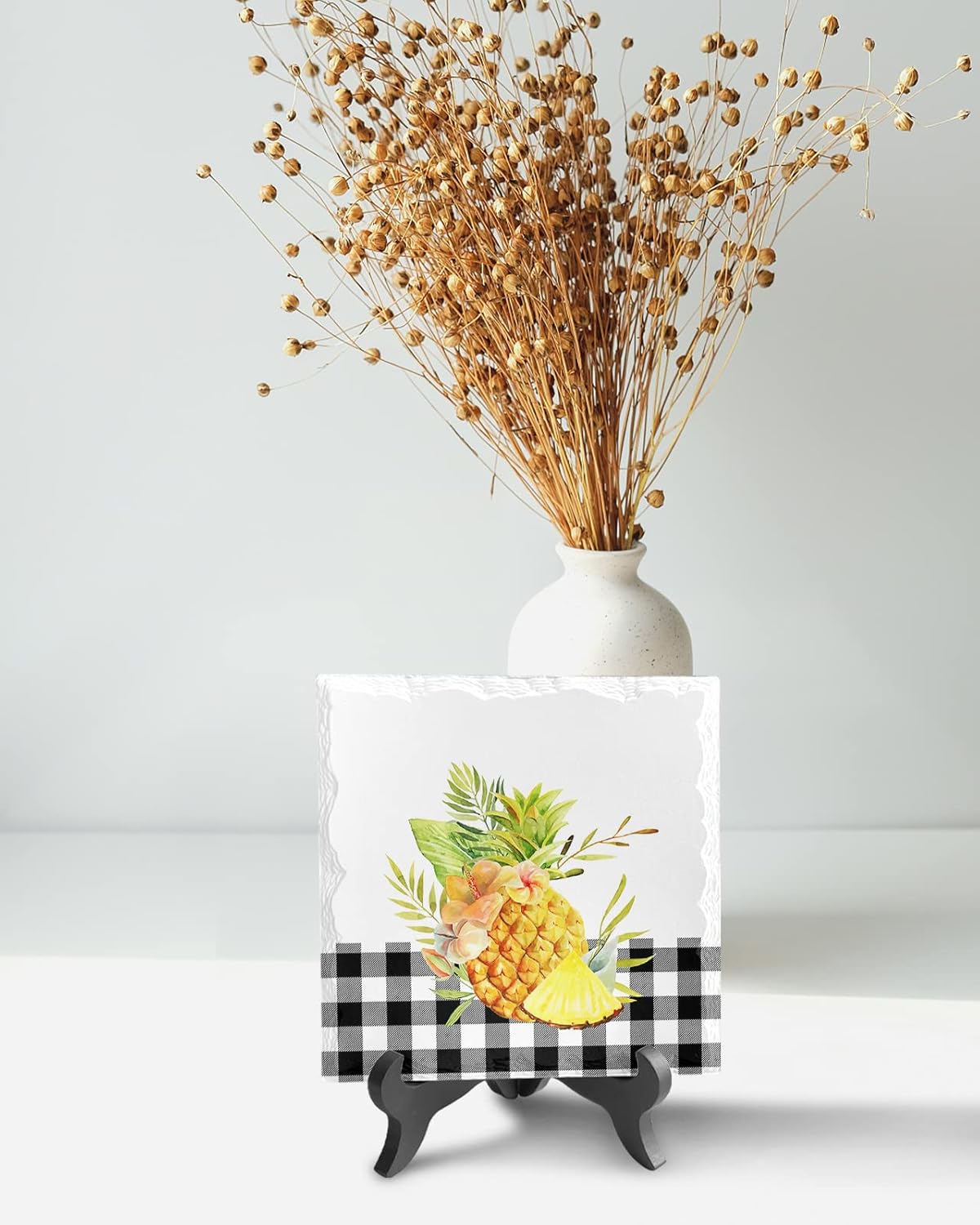 ZOE GARDEN Summer Fruit Pineapple Ceramic Ornament 63x63