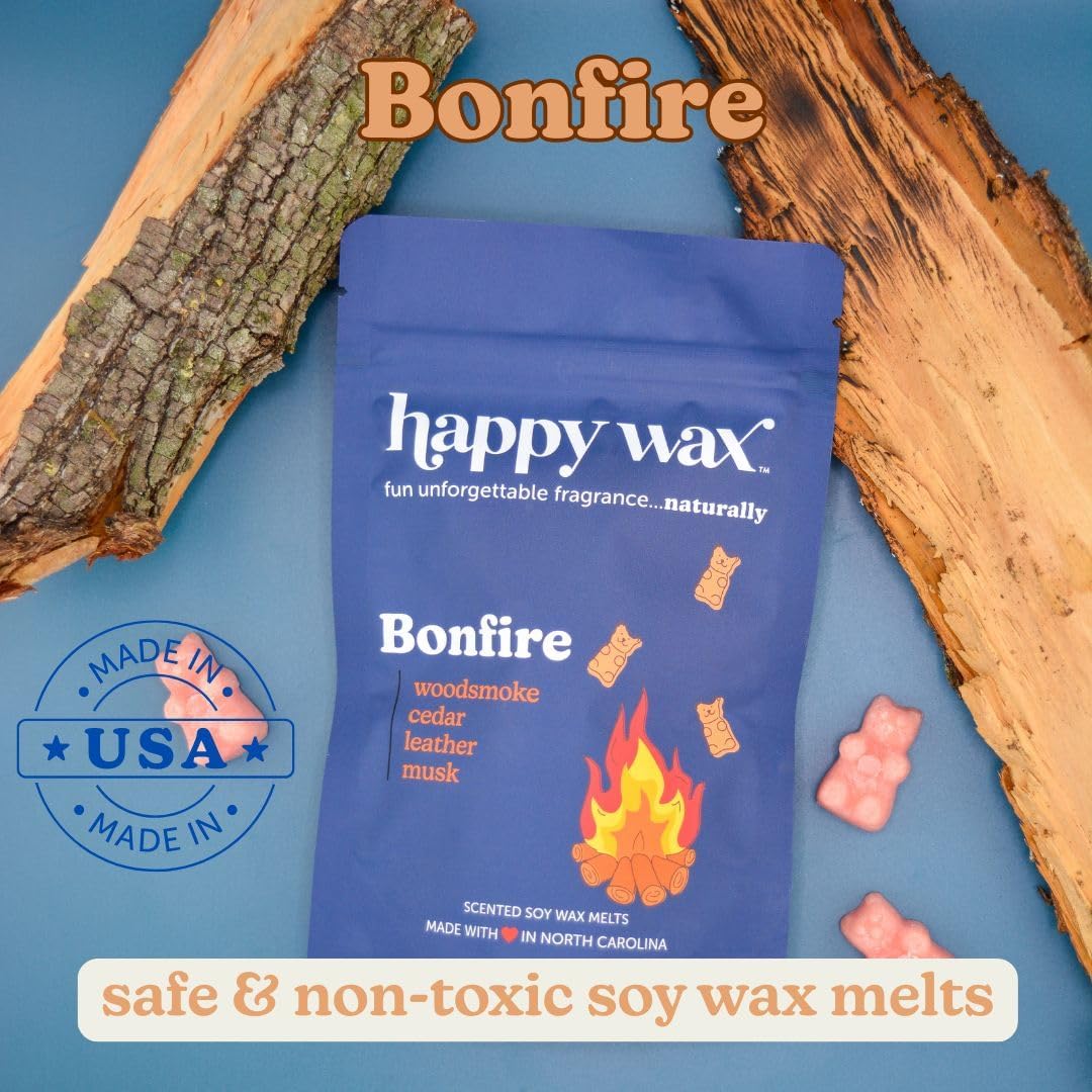 Happy Wax Fan Man Cave Collection Soy Wax Melts 6 oz