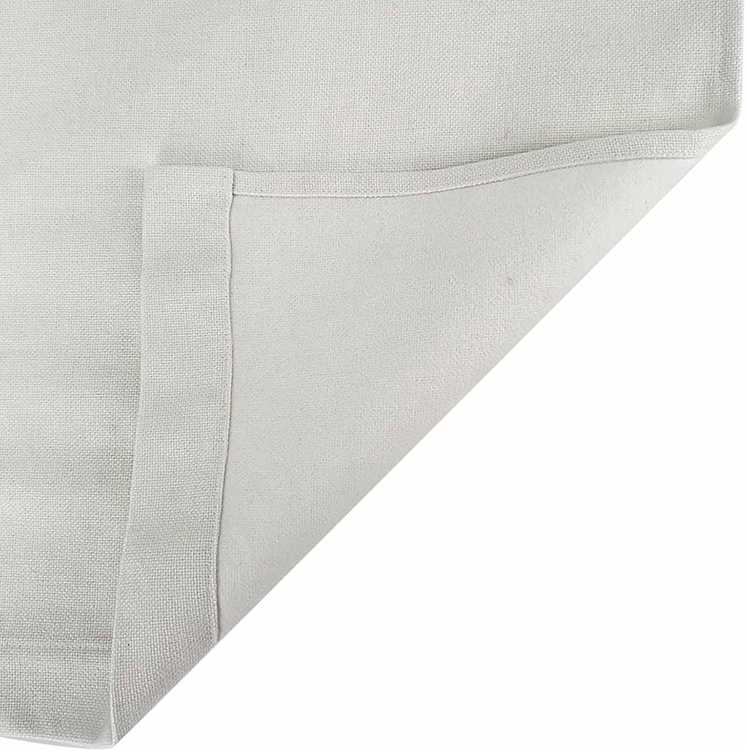 Brown and White Door Curtain Panel 17x57 Inch Split Door Divider