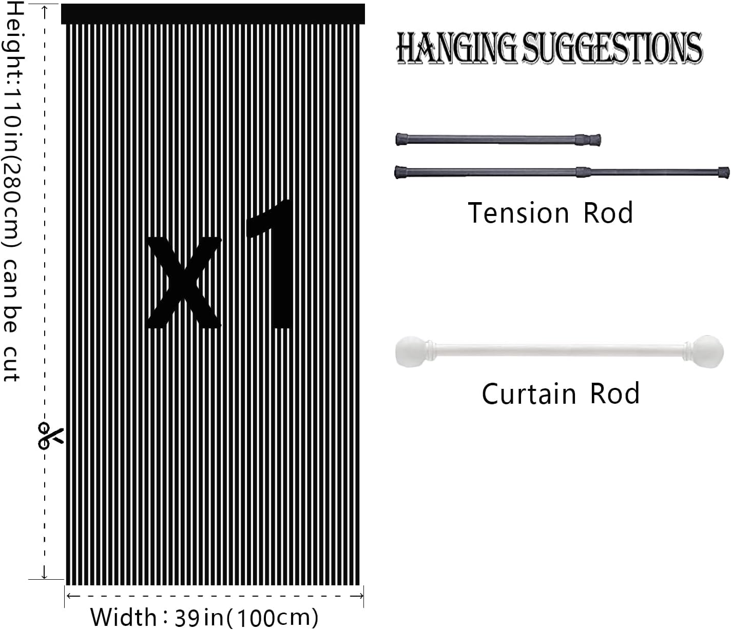 Spaghetti String Curtains for Privacy and Decor