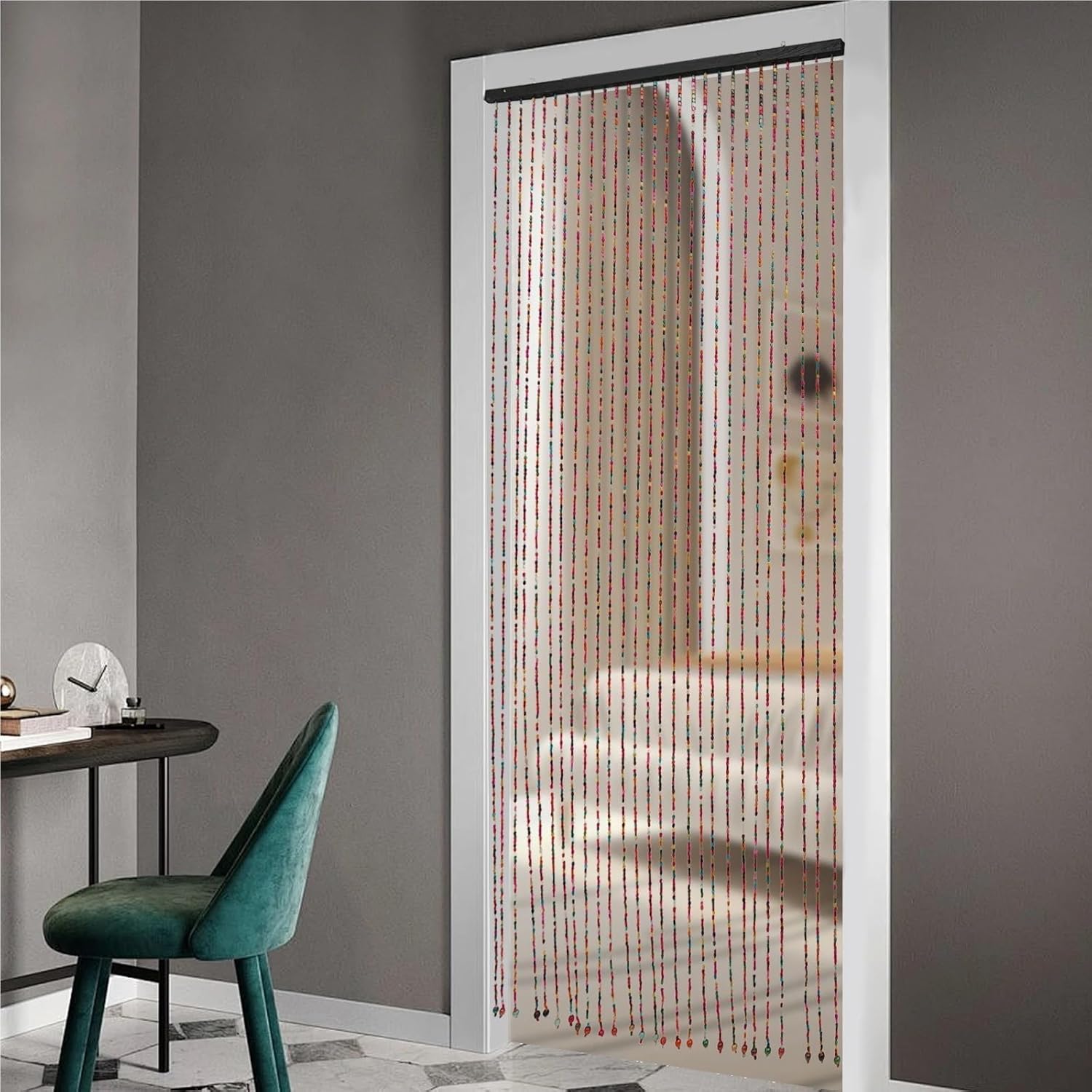 Glitter String Curtain Beaded Panel for Doorway and Room Divider