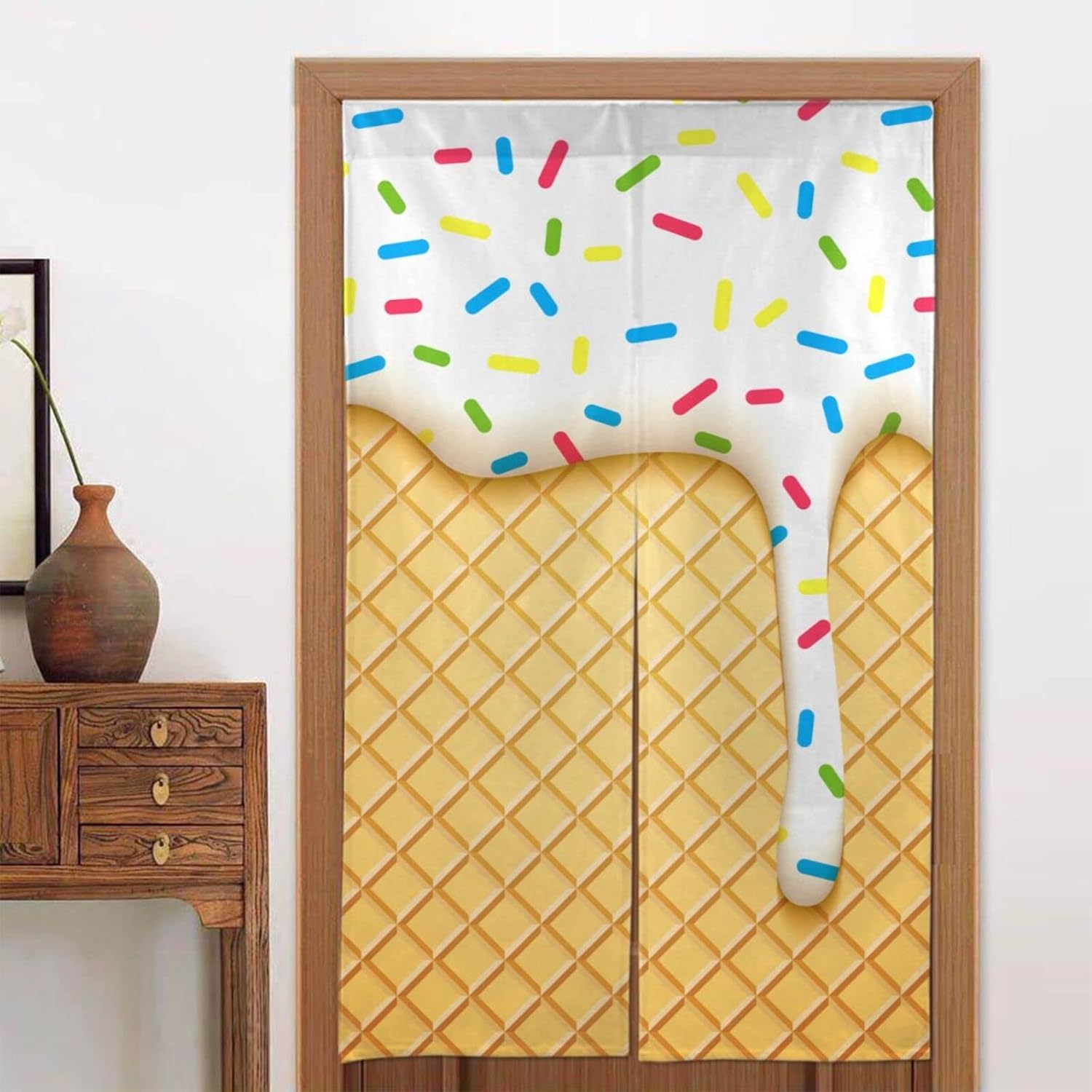 Peynir Melting Ice Cream Door Curtain 34X56