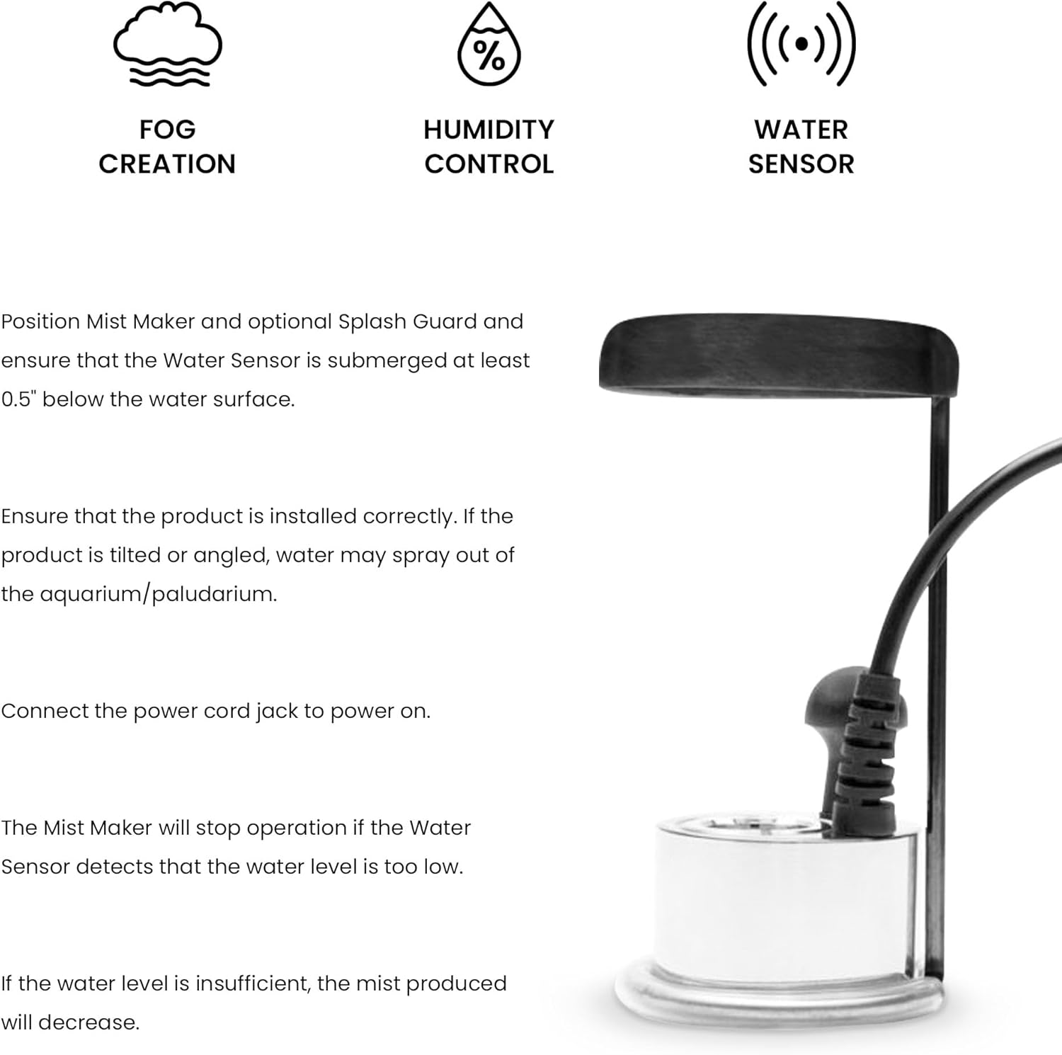 Ultum Nature Systems Atomizer Mist Maker Kit