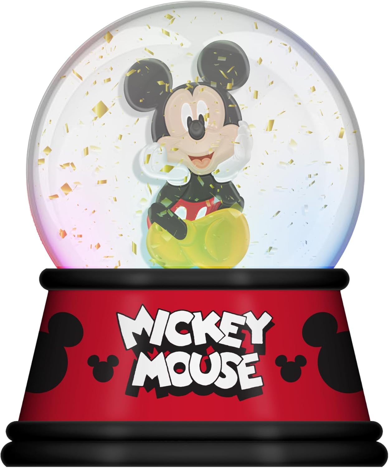 Disney Mickey Mouse Light Up Snow Globe 100mm