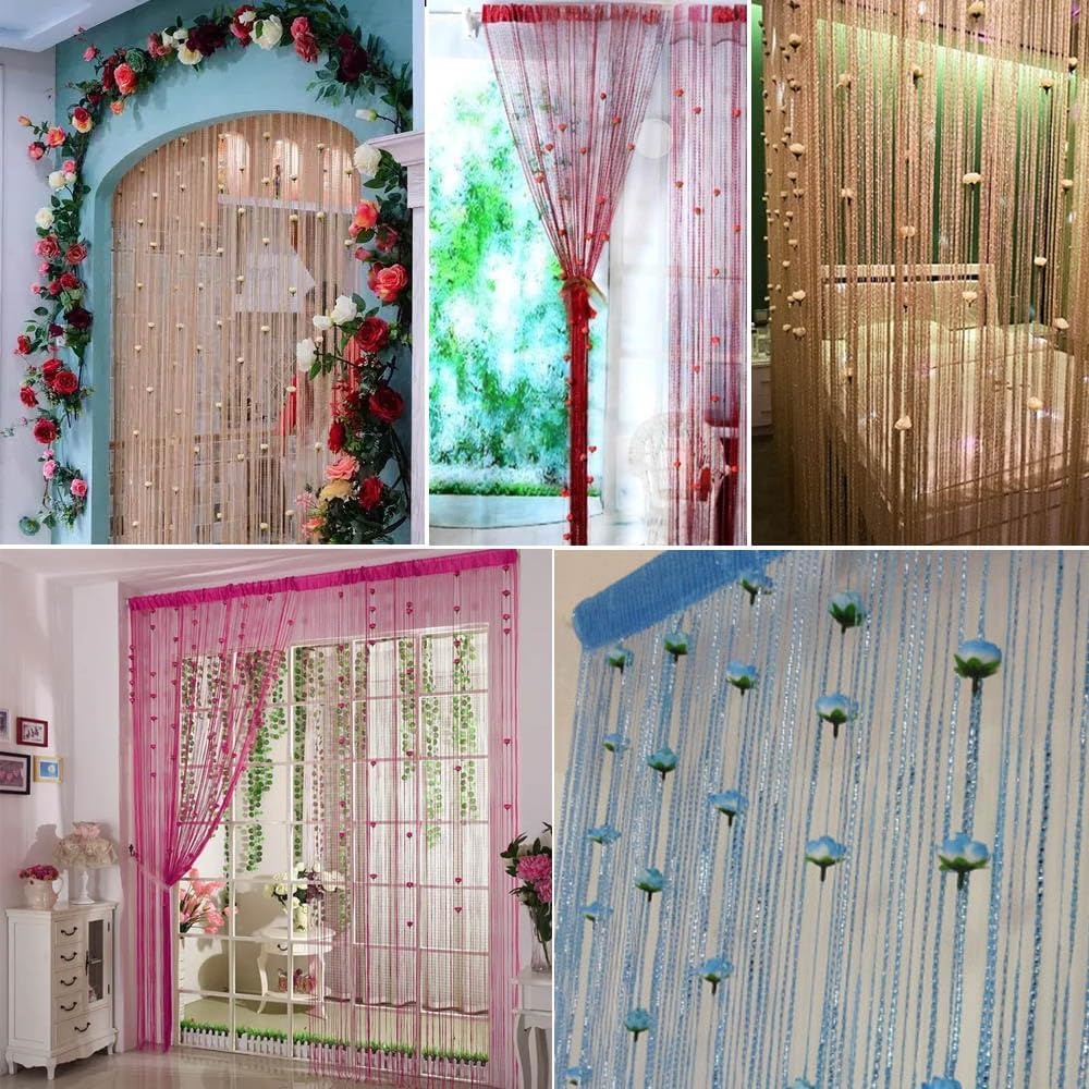 Beaded Curtain Fringe String Decor for Doorways
