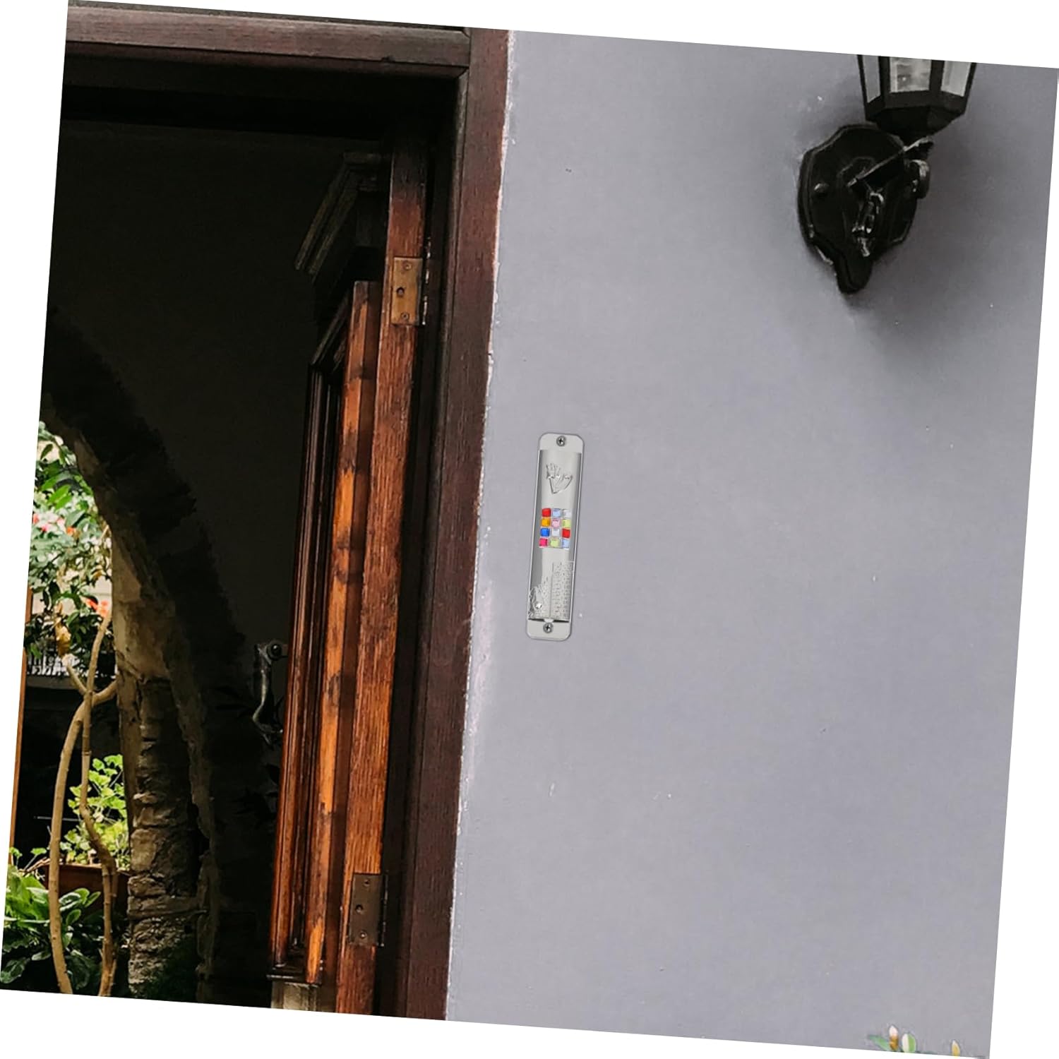 2 Sets Kosher Mezuzah with Scroll for Door
