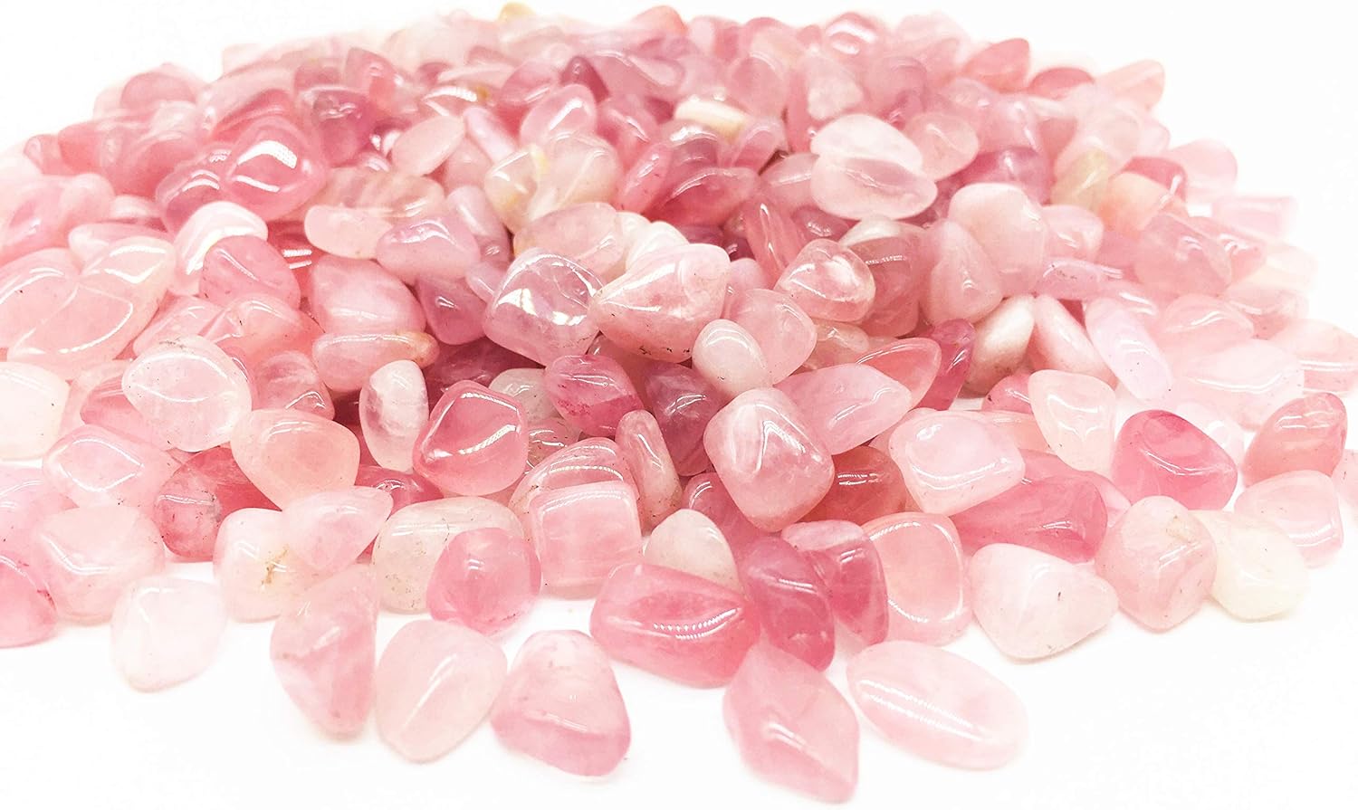 Rose Quartz Polished Chips 450g for Fountain and Feng Shui