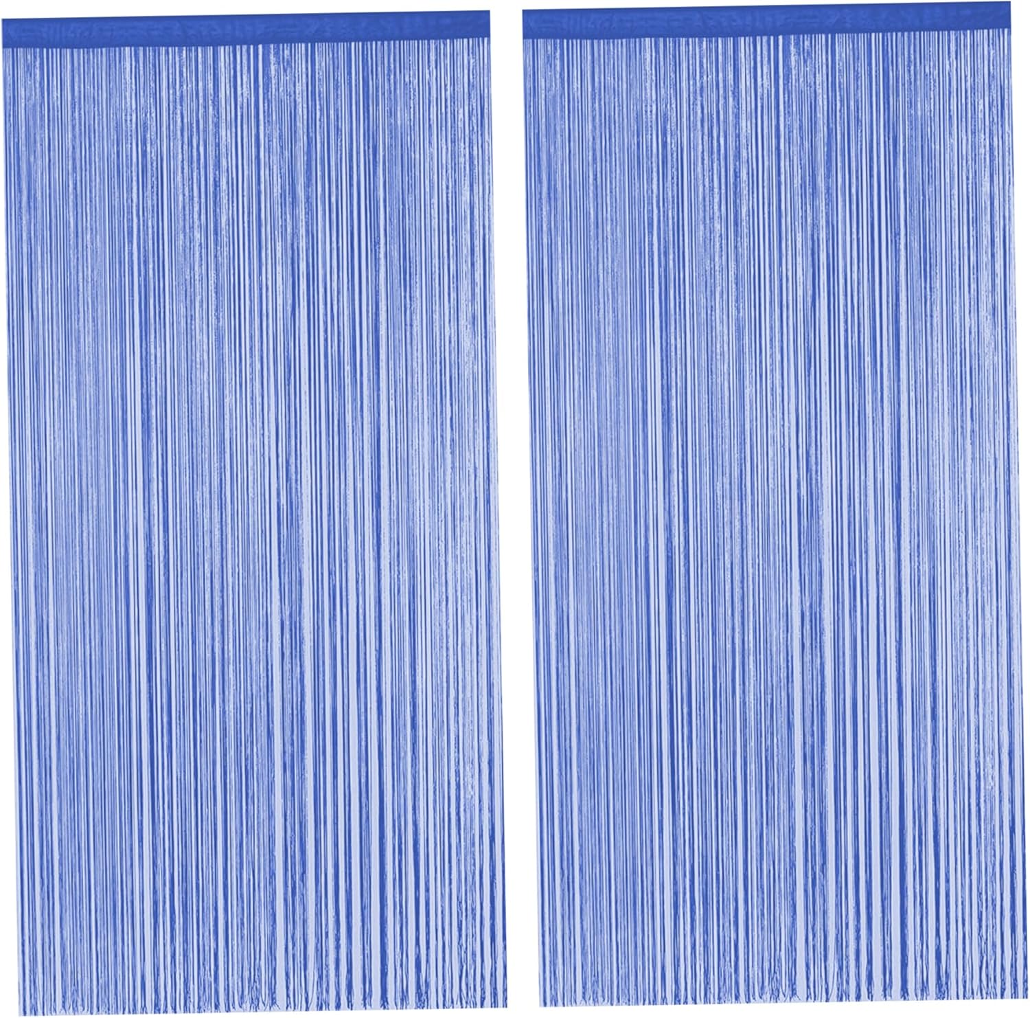 2Pcs String Curtains 39x79 Dark Blue Doorway Curtain