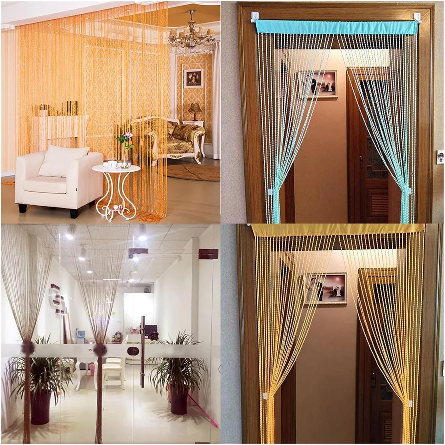 String Curtain for Doorway Window Decor Room Divider