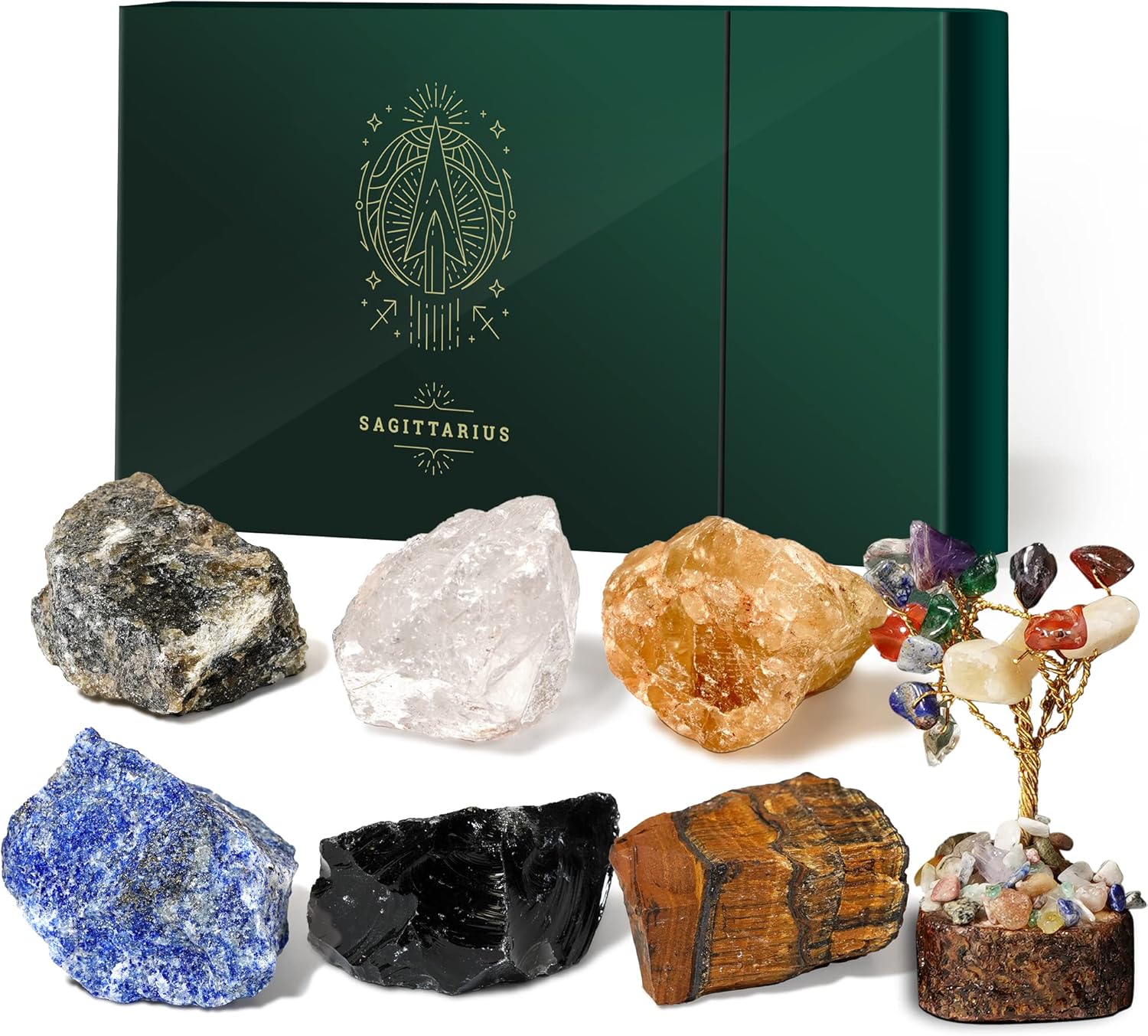 Sagittarius Zodiac Crystal Healing Stone Set