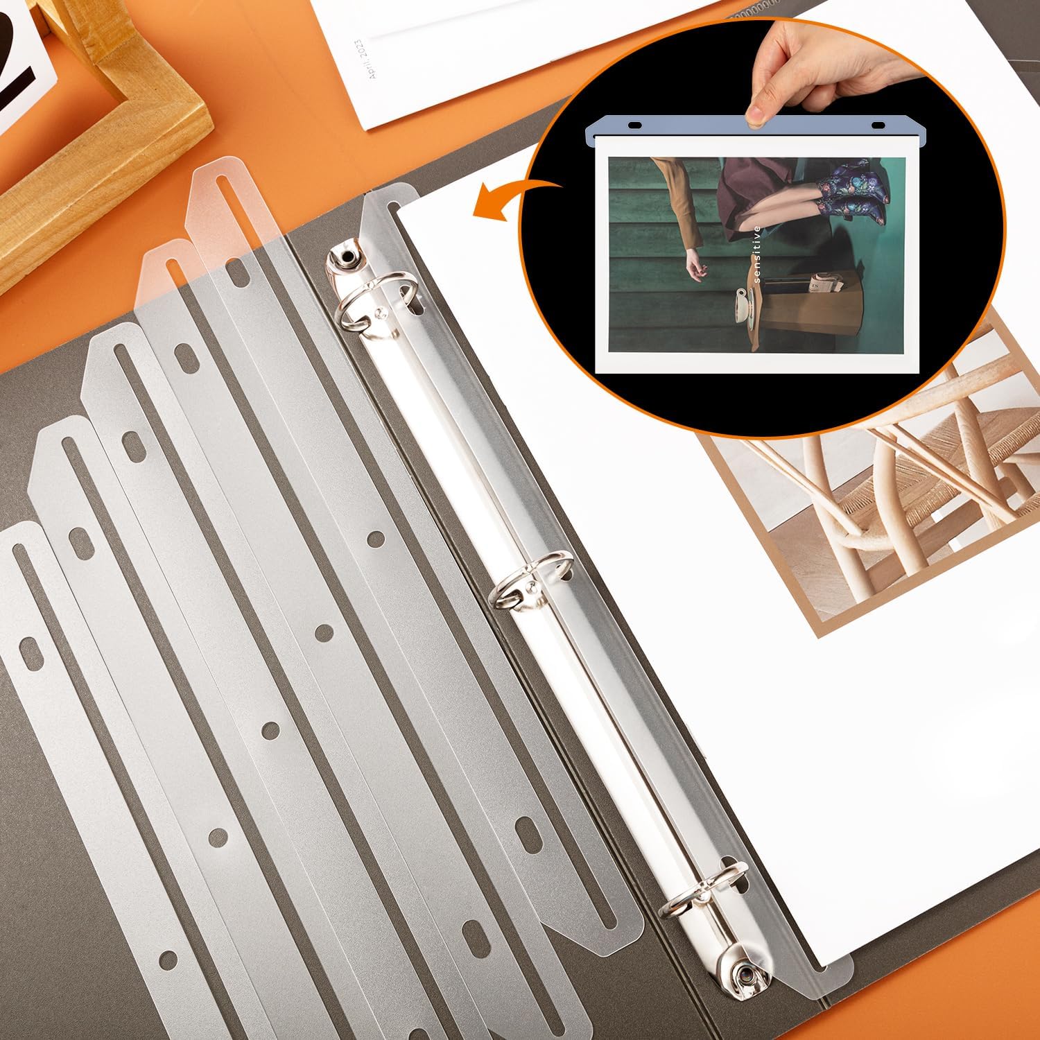 30 Pc Magazine Holders for 3 Ring Binders