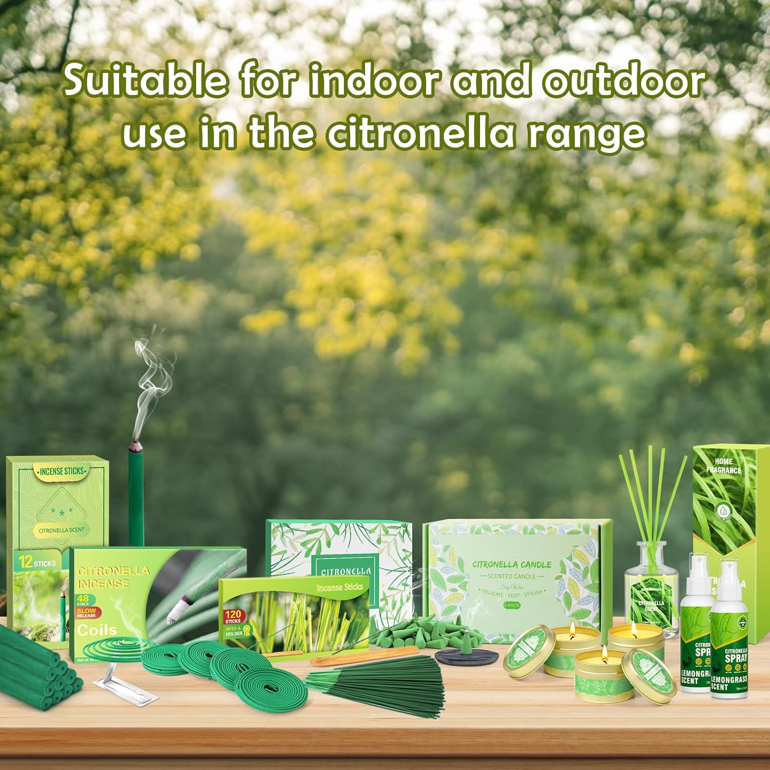 SCENTORINI Citronella Spray DEET-Free 676 Oz 2 Pack