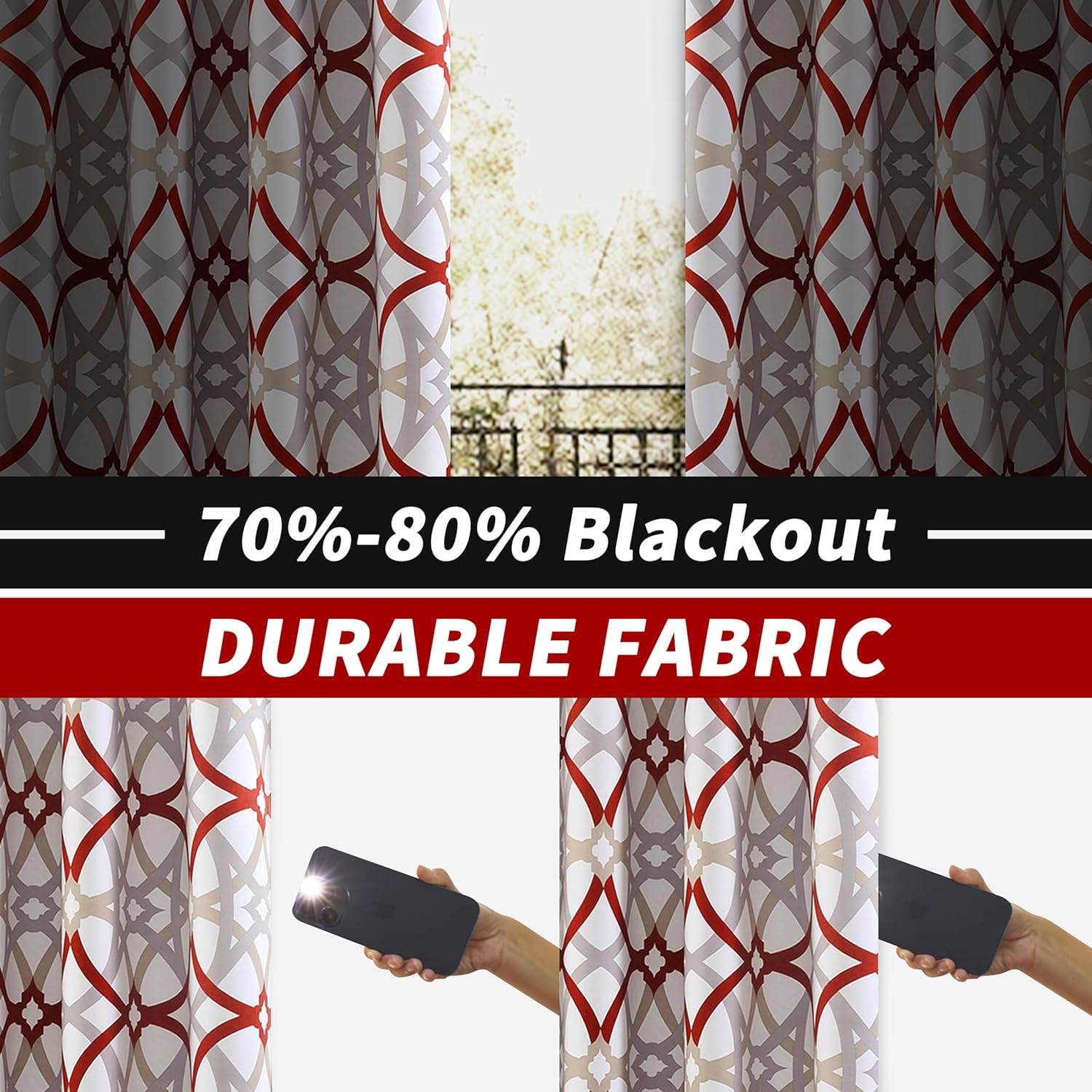 DriftAway Alexander 80 Blackout Curtains 2 Panels