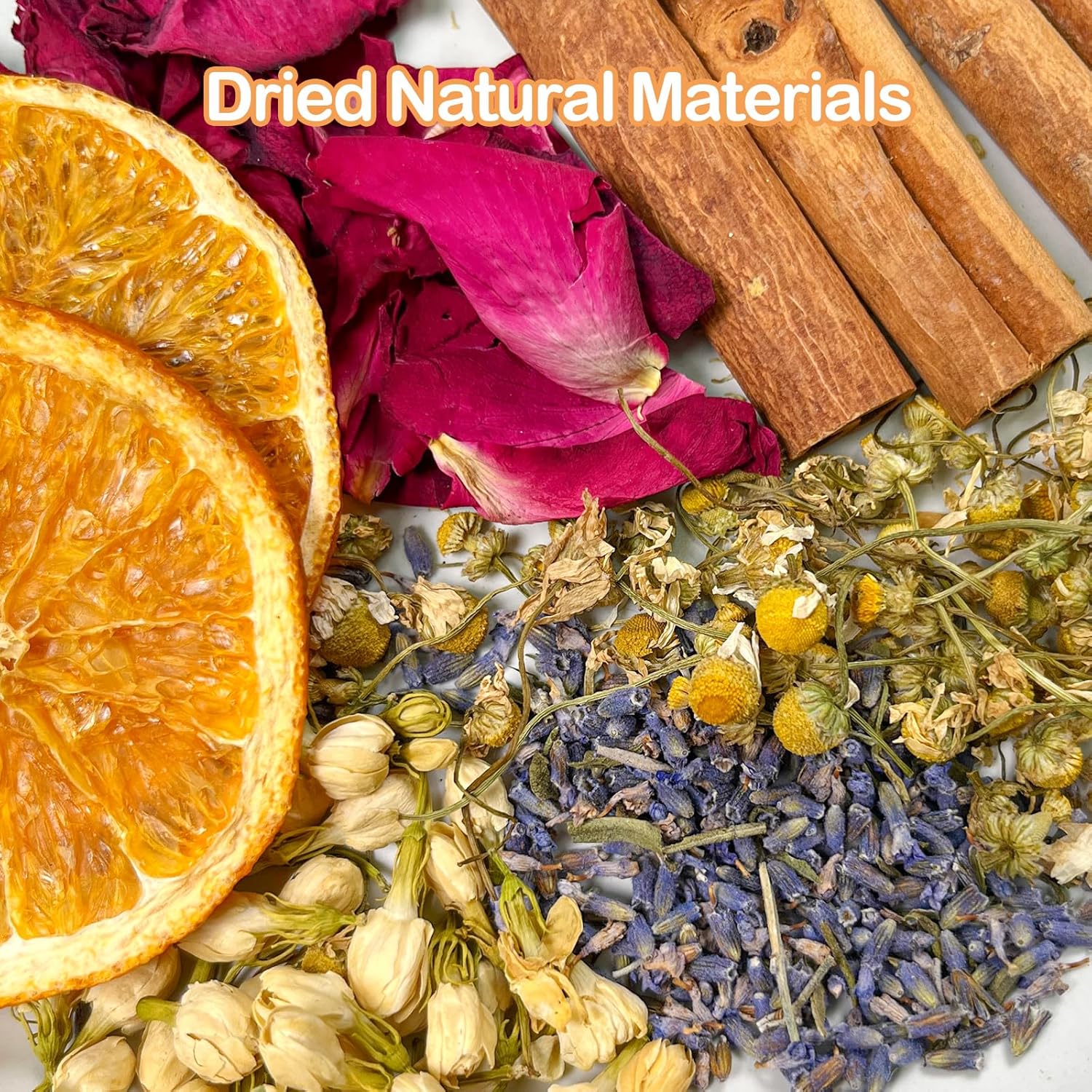 Sweet Dreams Stovetop Potpourri with Jasmine Lavender Rose Orange Chamomile Cinnamon