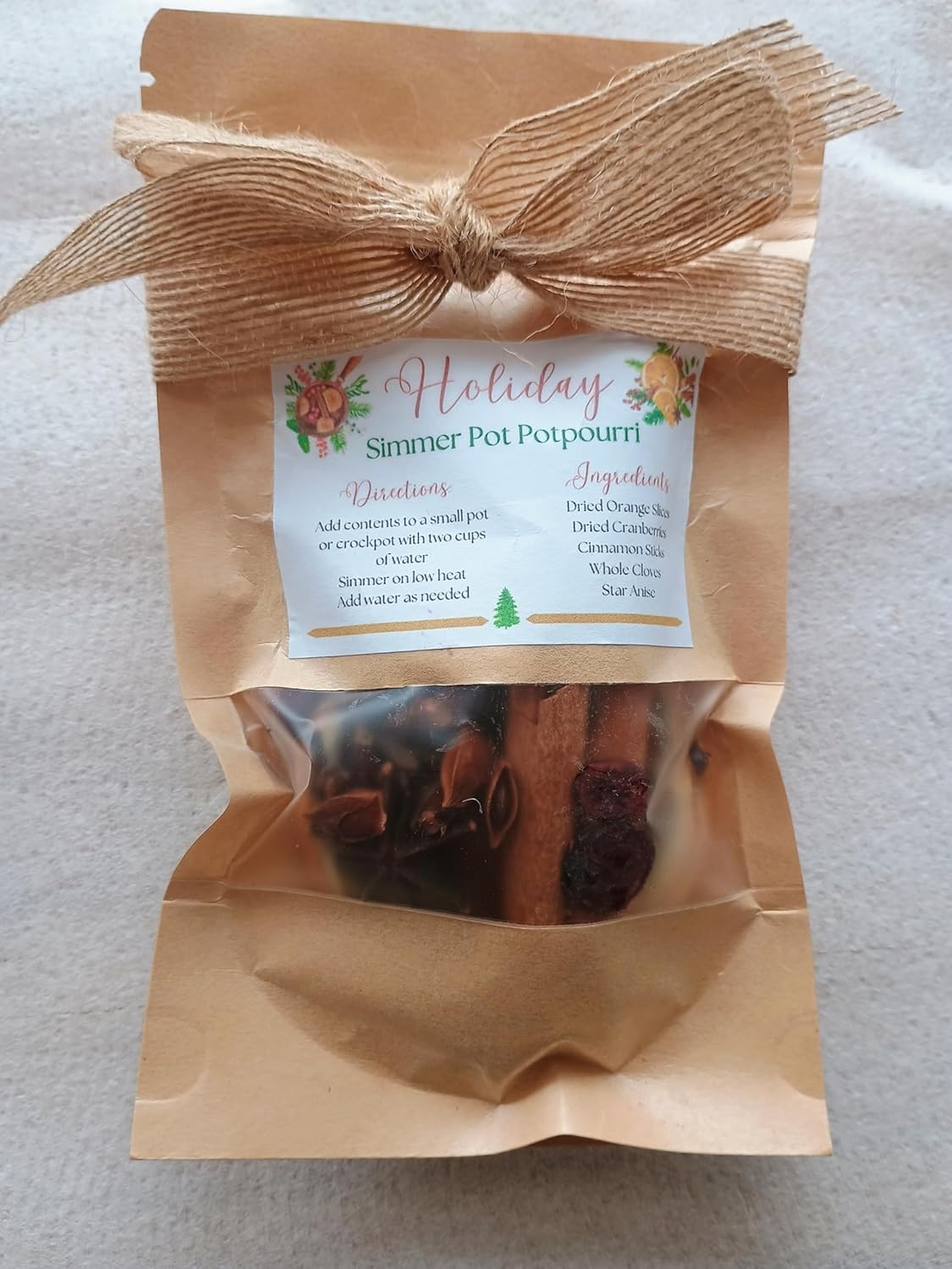 Holiday Simmer Pot with Orange Cranberry Cinnamon