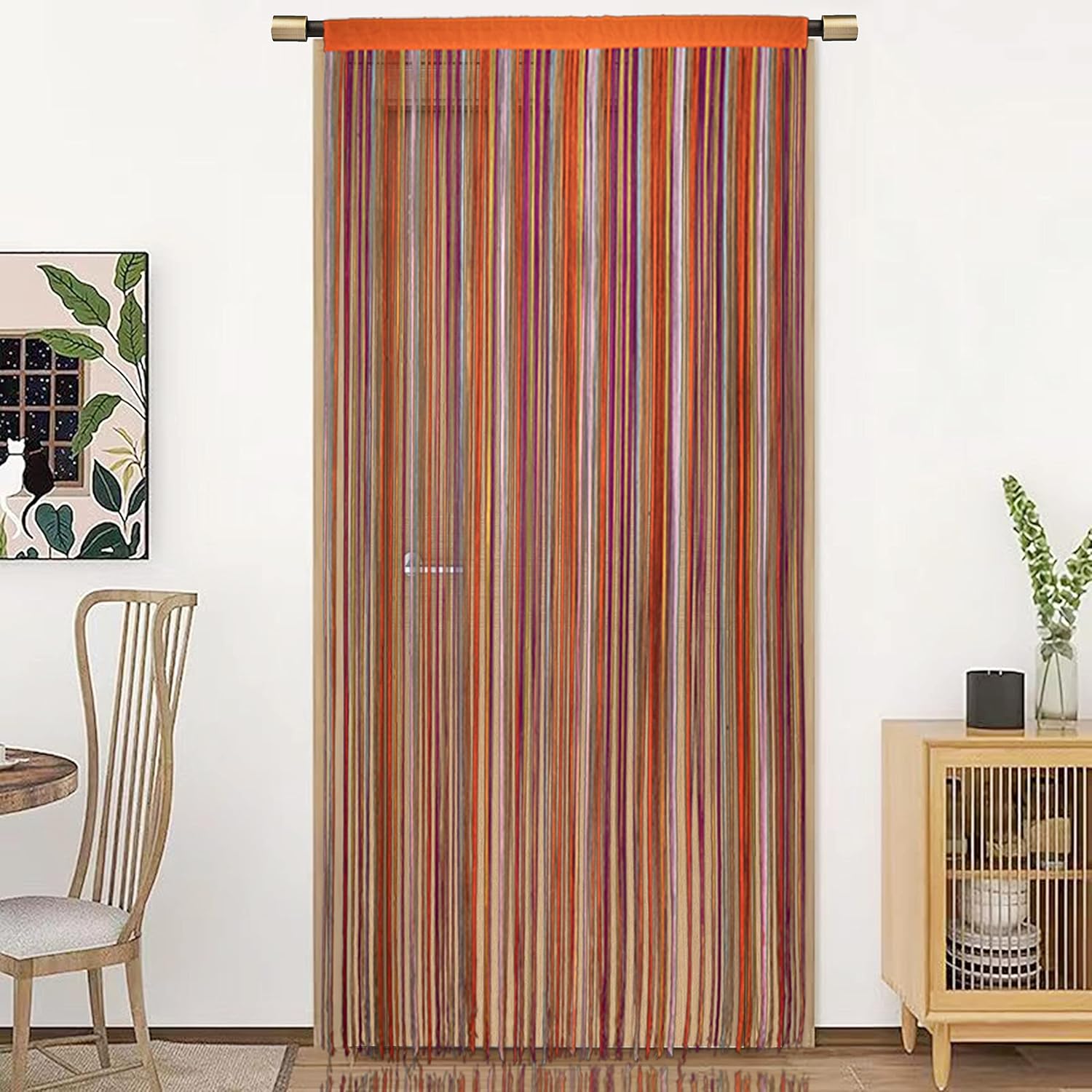 Spaghetti String Curtains for Privacy and Decor