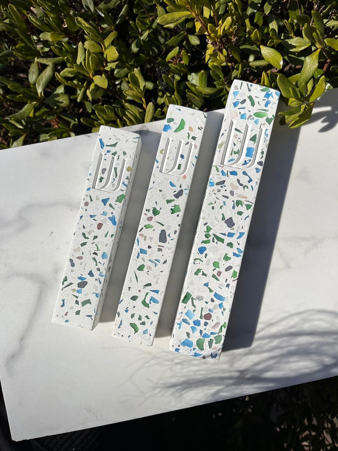 AS Modern Terrazzo Mezuzah Case 5 Inches