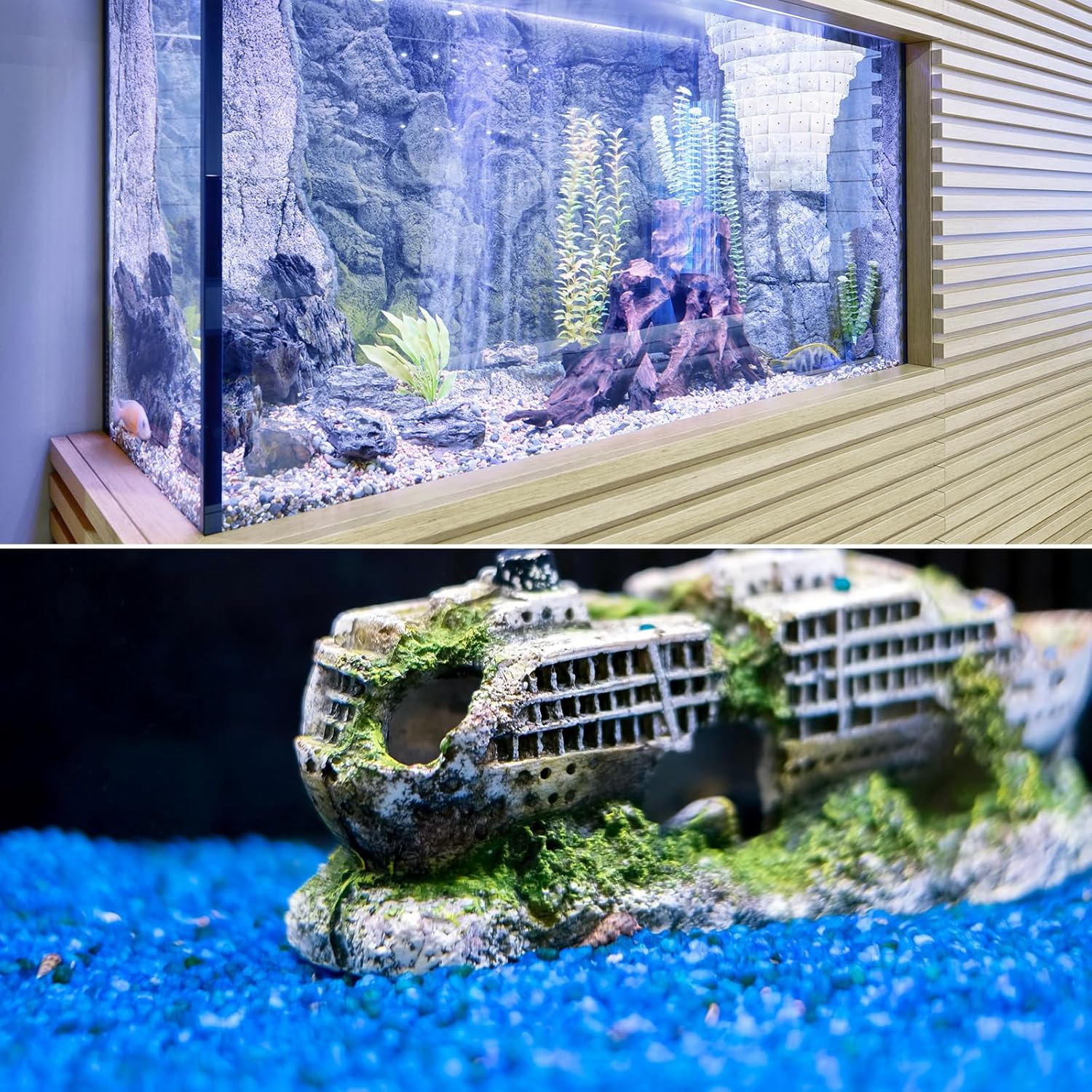 White Decorative Glass Gravel 450g for Vase and Aquarium