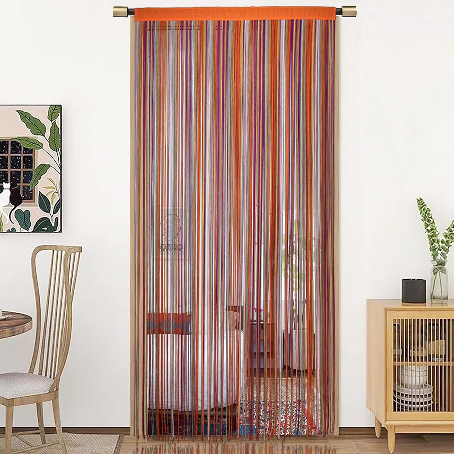 Spaghetti String Curtains for Privacy and Decor