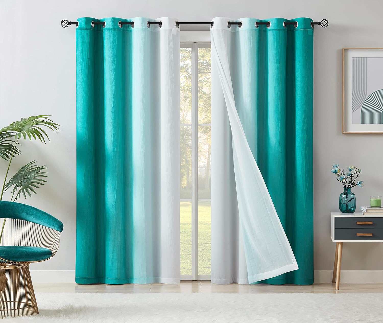 Purainbow Mix and Match Blackout Curtains Set